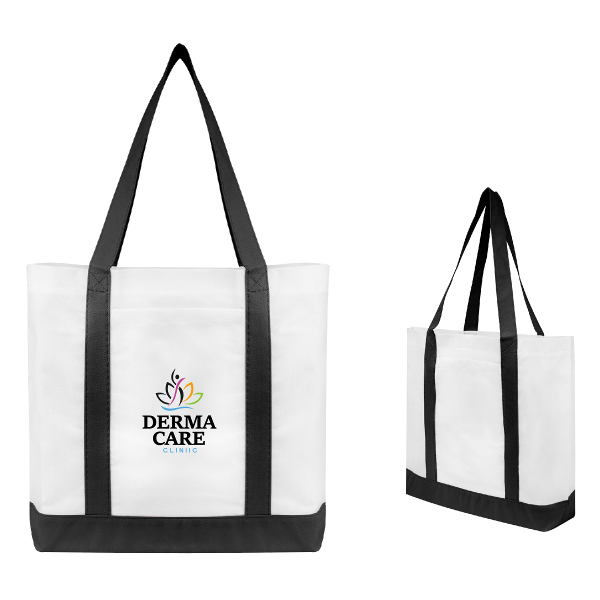 Non-Woven Tote Bag With Trim Colors 6