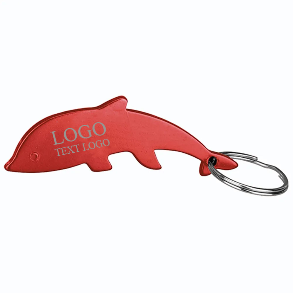 Aluminum Dolphin-Shaped Bottle Opener Key Holder 3