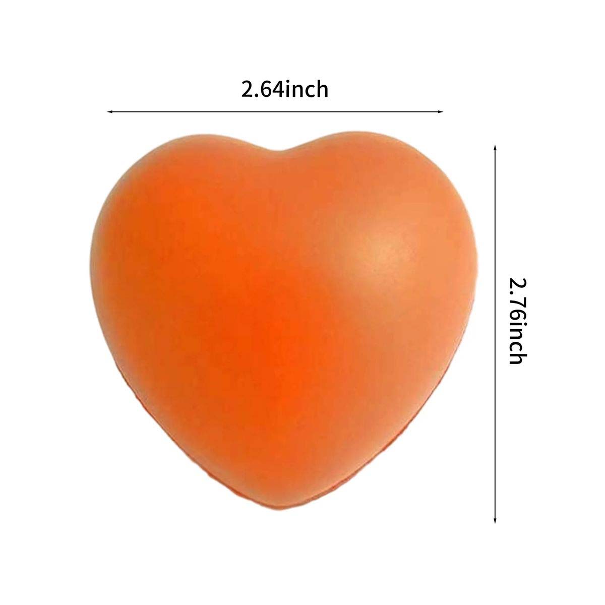 PU Foam Heart Stress Relievers for Adults and Kids 3