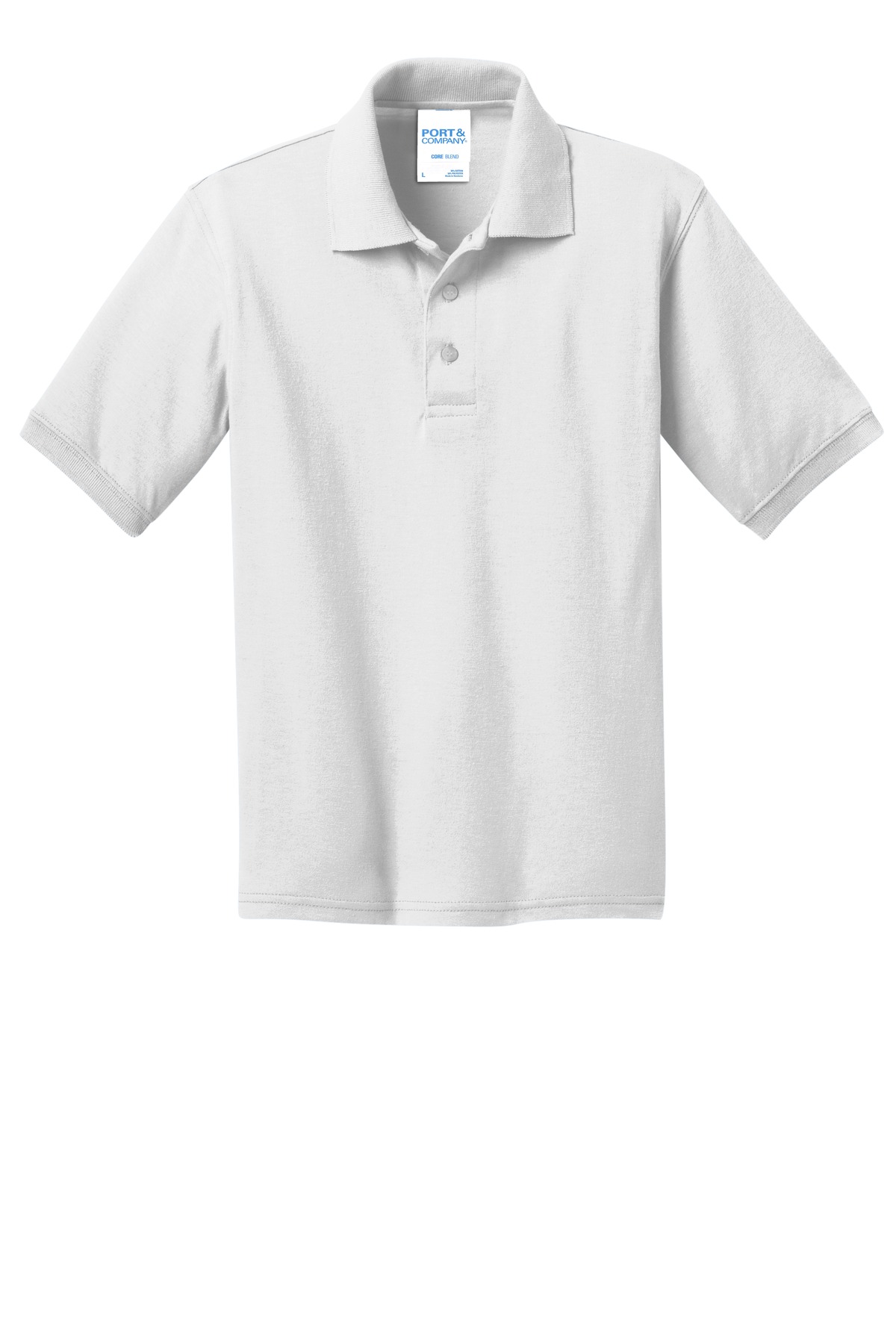 Port & Co Youth Core Blend Jersey Knit Polo. KP55Y 24