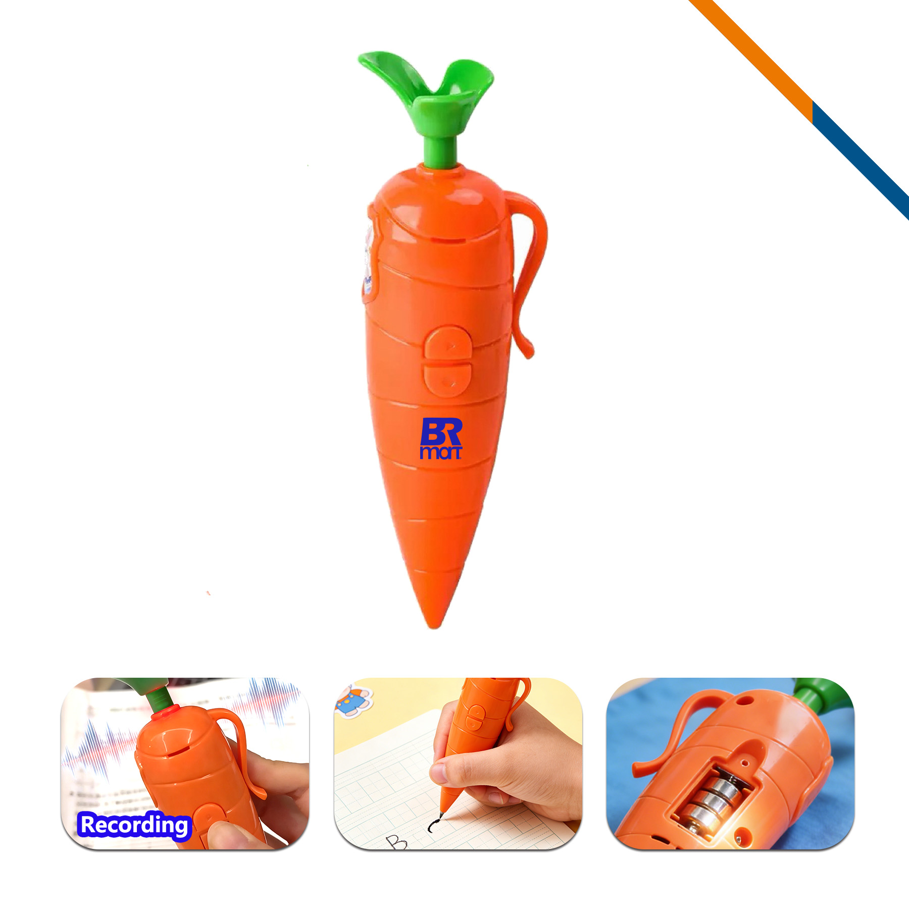 RootClip Carrot Voice Recorder Pen 6