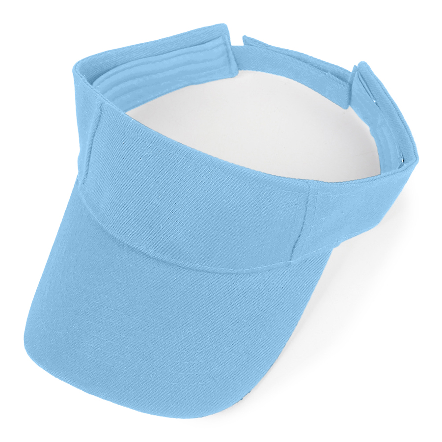 Kids' Stock Solid Color Polyester Visor - Sports Style 35