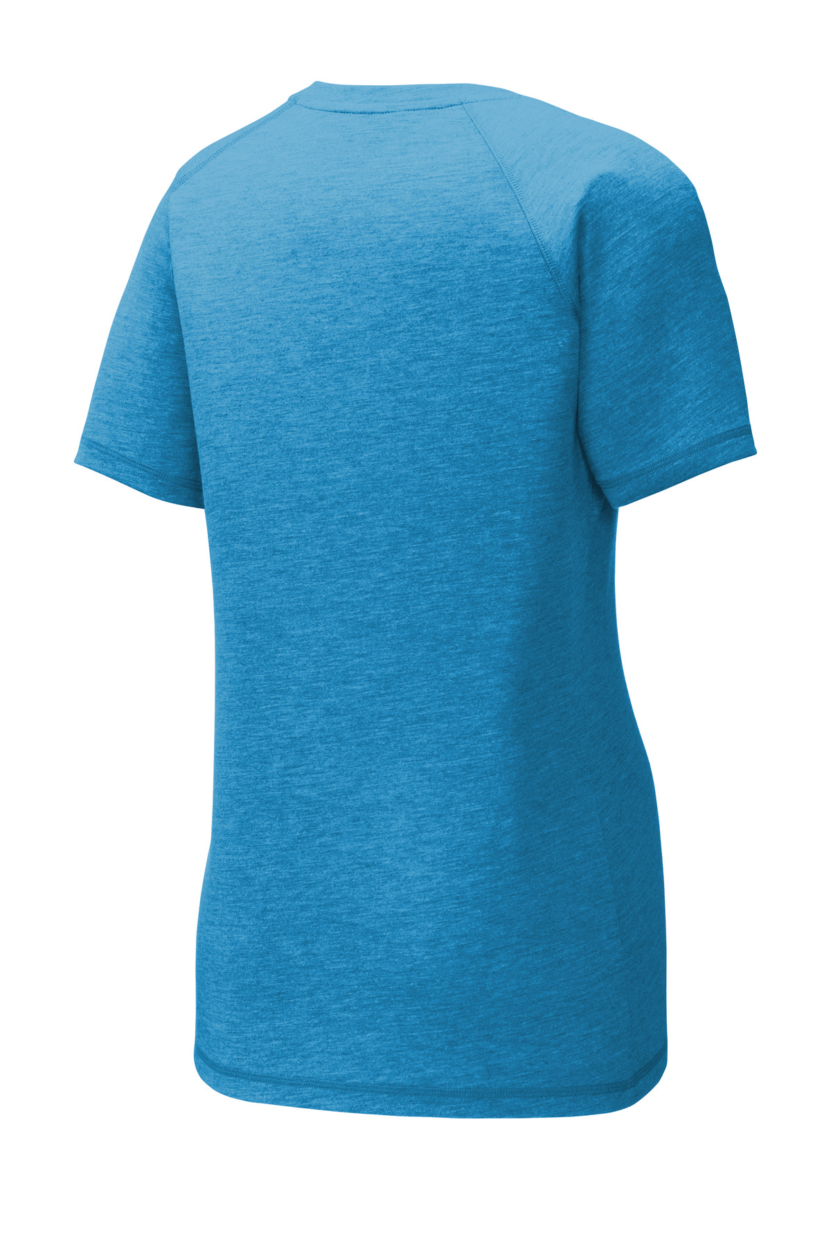 Sport-Tek Women's PosiCharge Tri-Blend Wicking Scoop Neck Raglan Tee. LST400 23