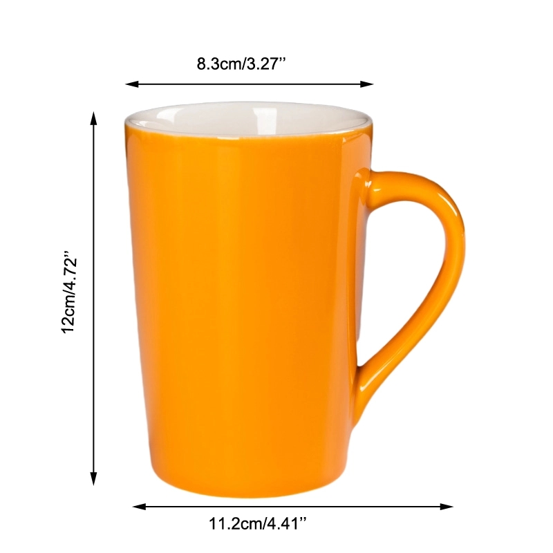 Custom Logo 12 oz Ceramic Coffee Mug 4