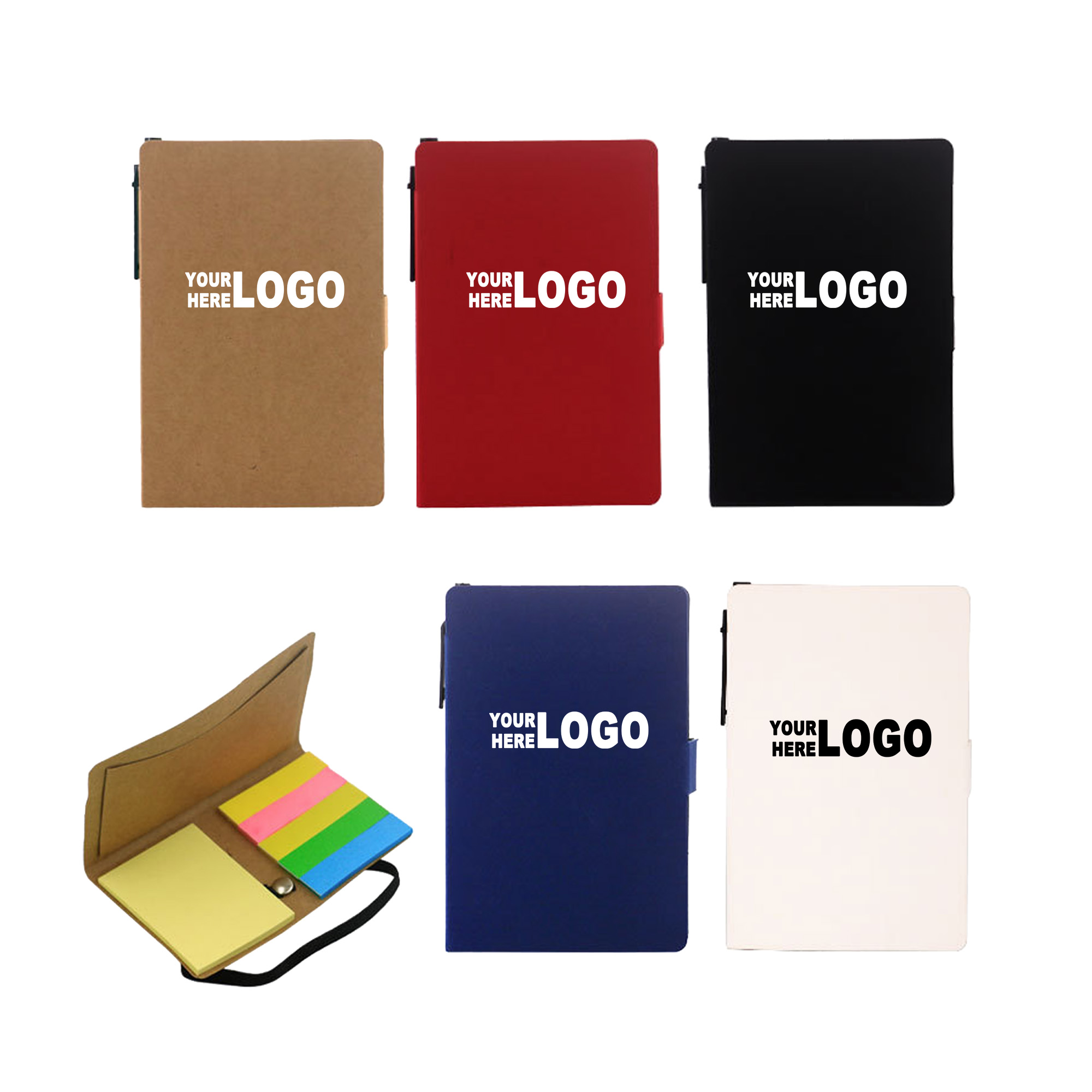 Customizable Multi-Functional Sticky Note Notebook Combo 1