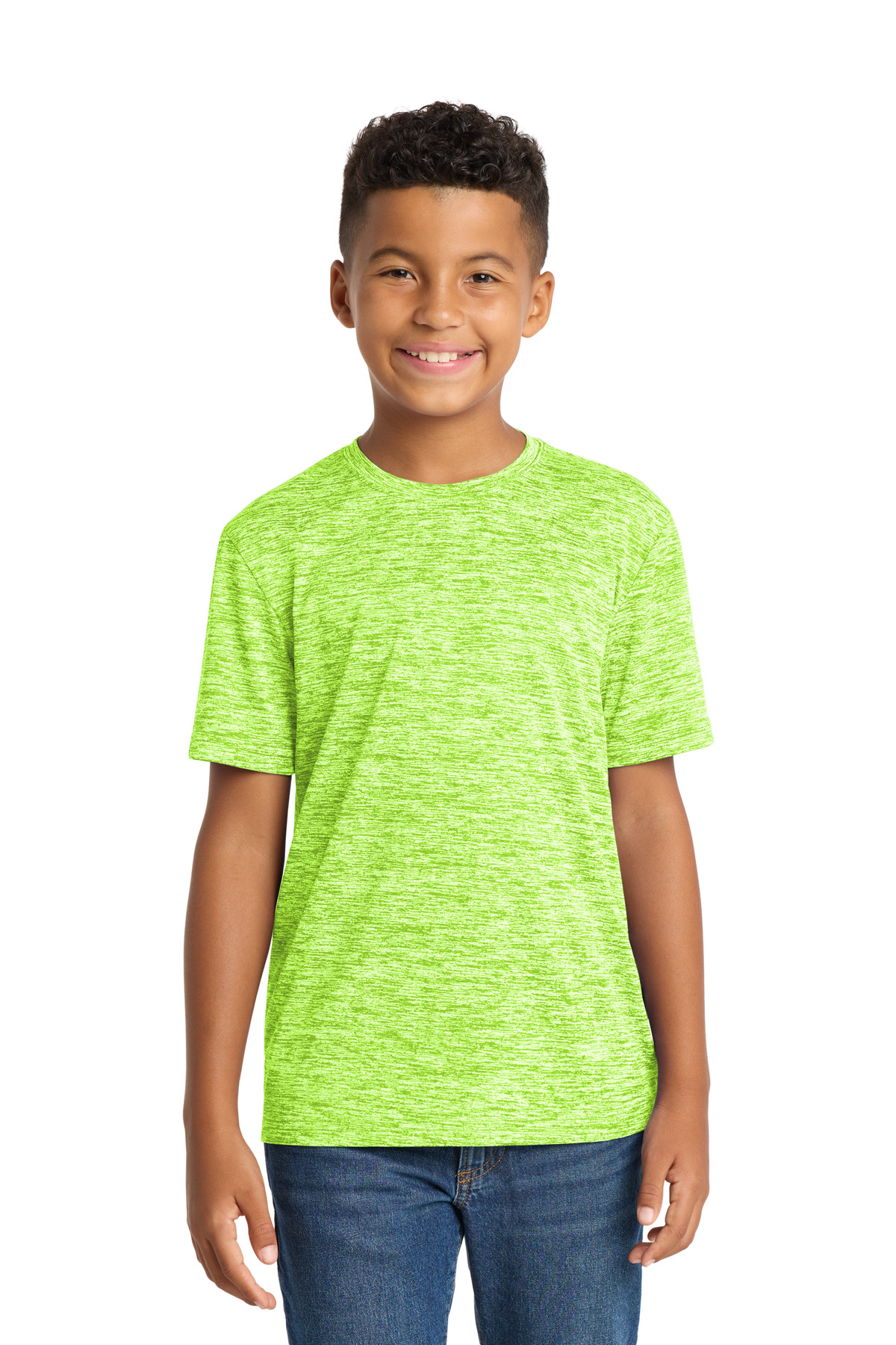 Sport-Tek Youth PosiCharge Electric Heather Tee. YST390 25