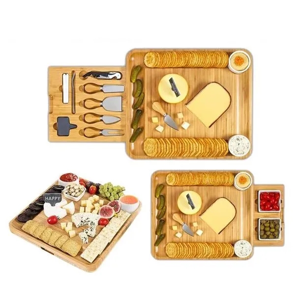 Bamboo Charcuterie Board Set 3