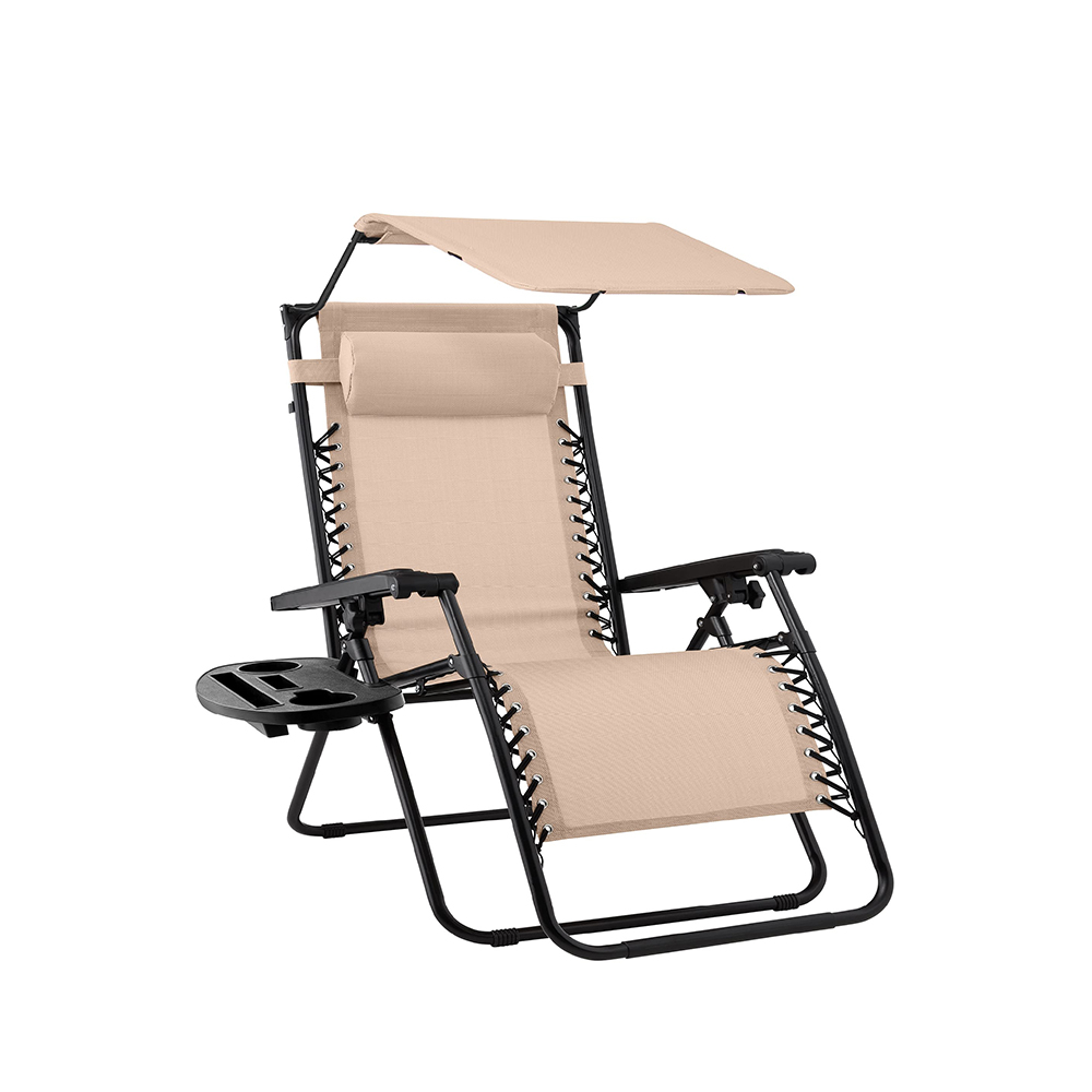 Zero Gravity Lounger with Canopy Shade 16