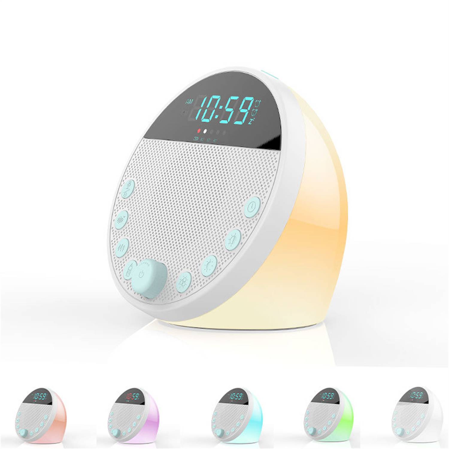 White Noise Sleep Aid W/ Recording Alarm Clock 2