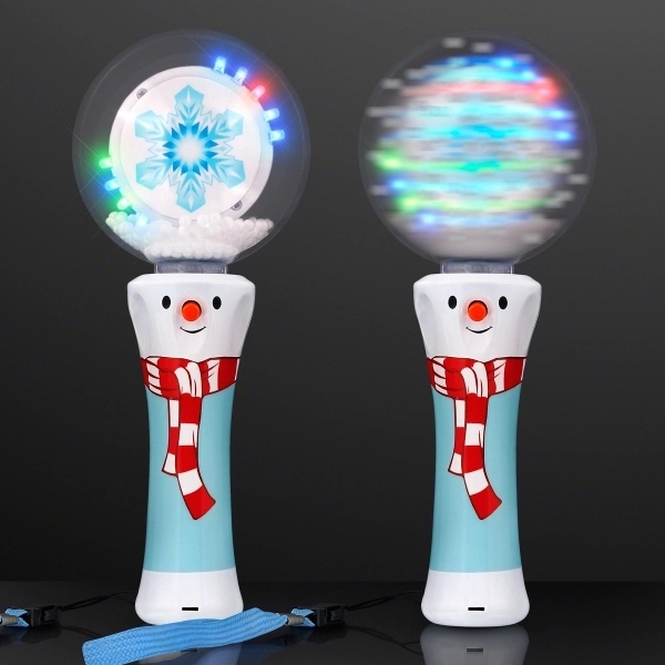 LED Winter Wonderland Snowflake Spinning Wand 2