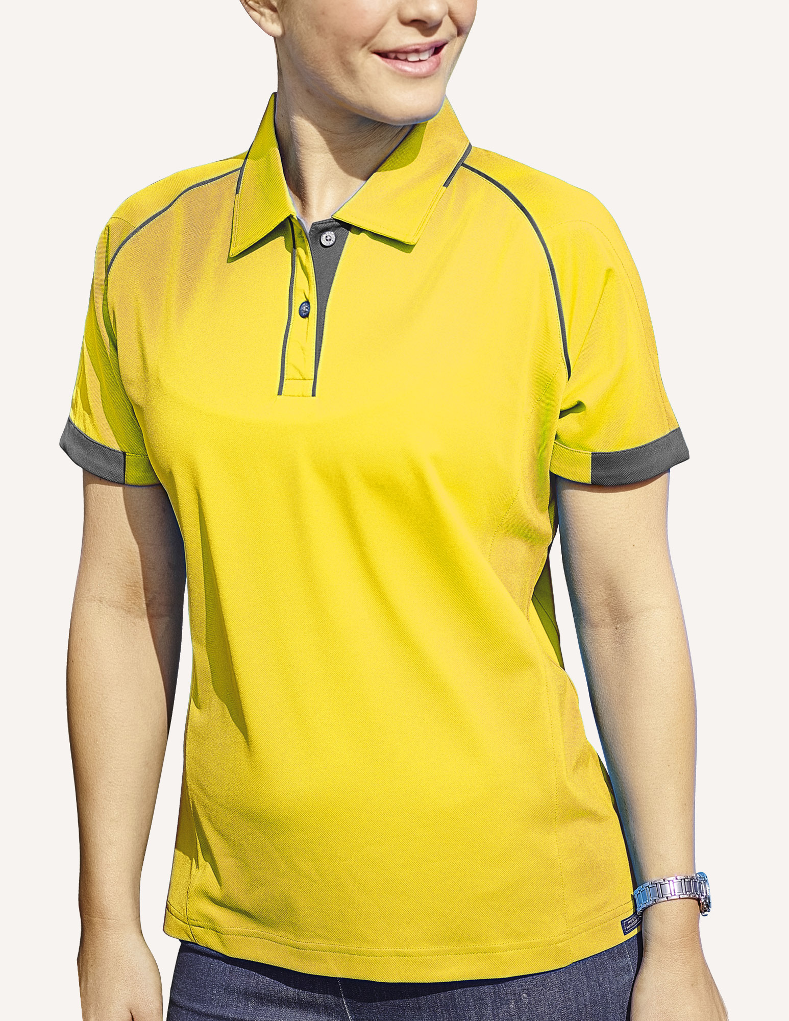 Ladies' Aloha Hybrid Cooler Polo Shirt 2