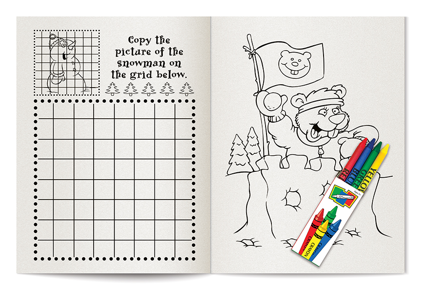 COLORING SET - Holiday Fun Coloring Book Fun Pack 1