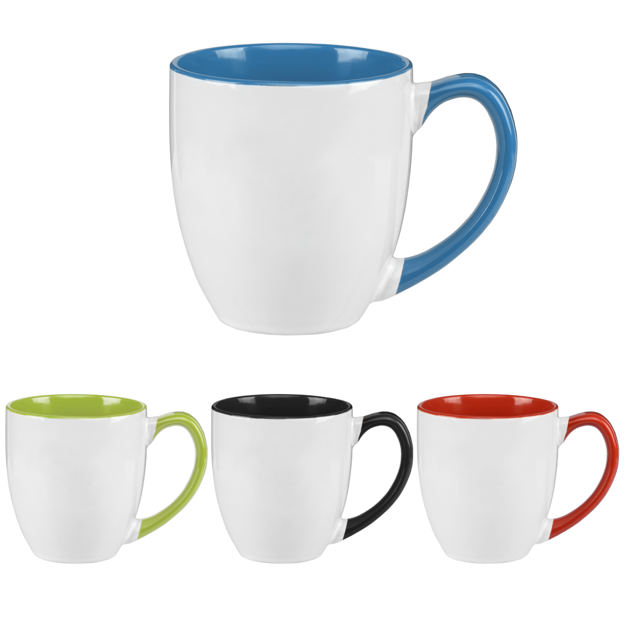 15 oz. Two-Tone Ceramic Bistro Mug 17
