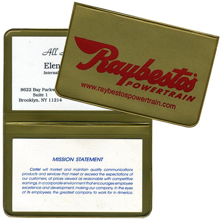 Card Case with 2 clear pockets 15