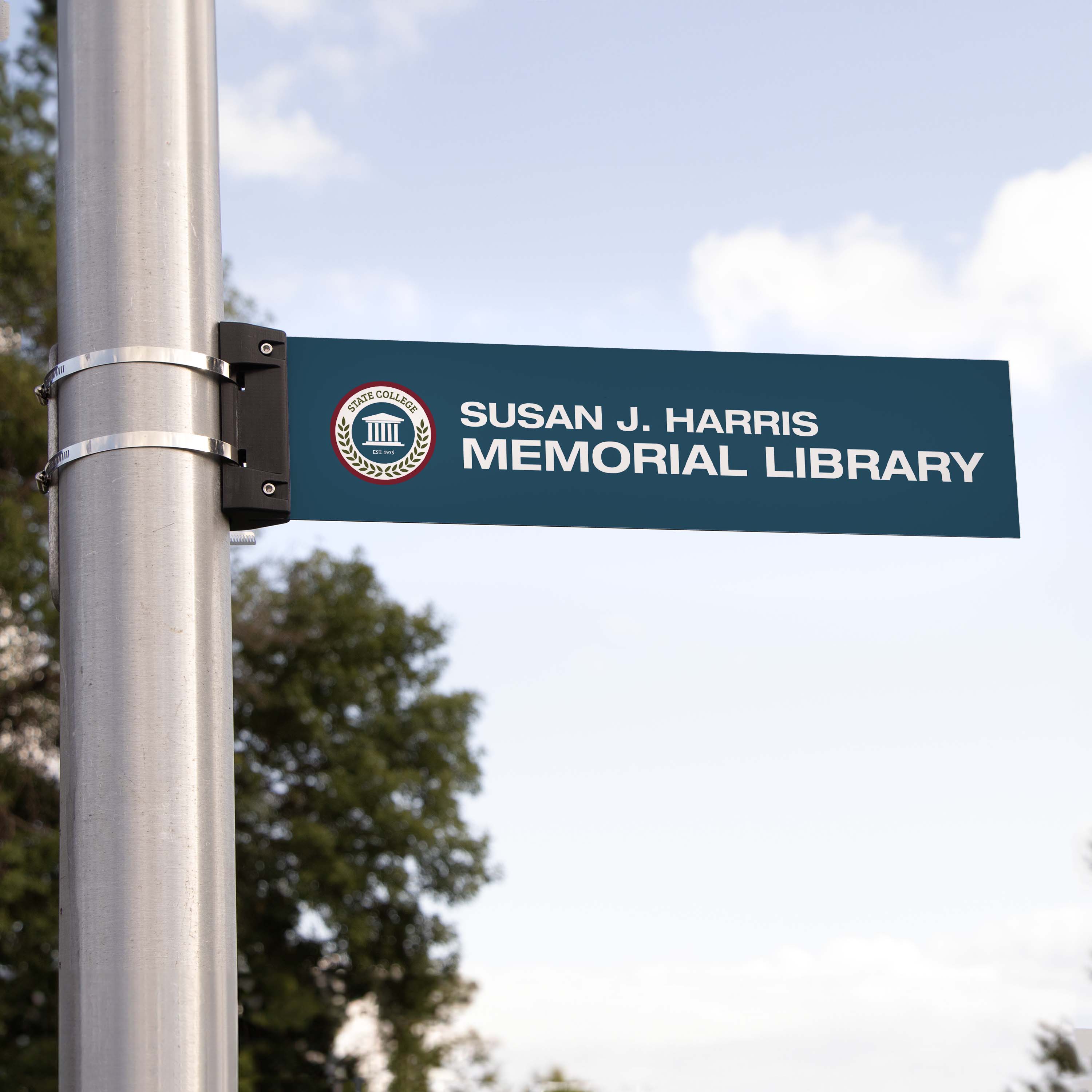 Wayfinding Sign Rectangle Horizontal Kit 4