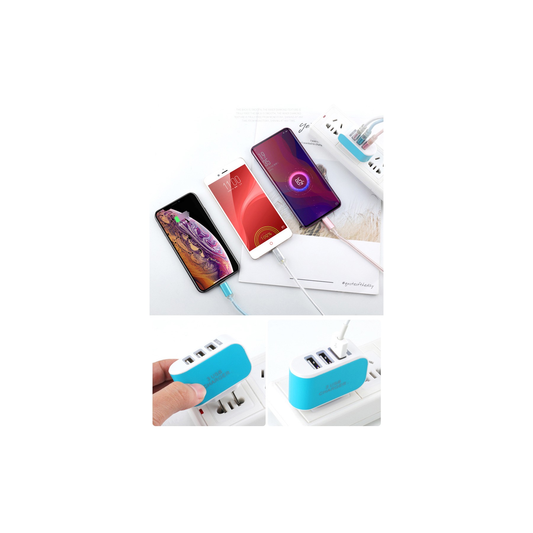 3 Port Usb Charger 5
