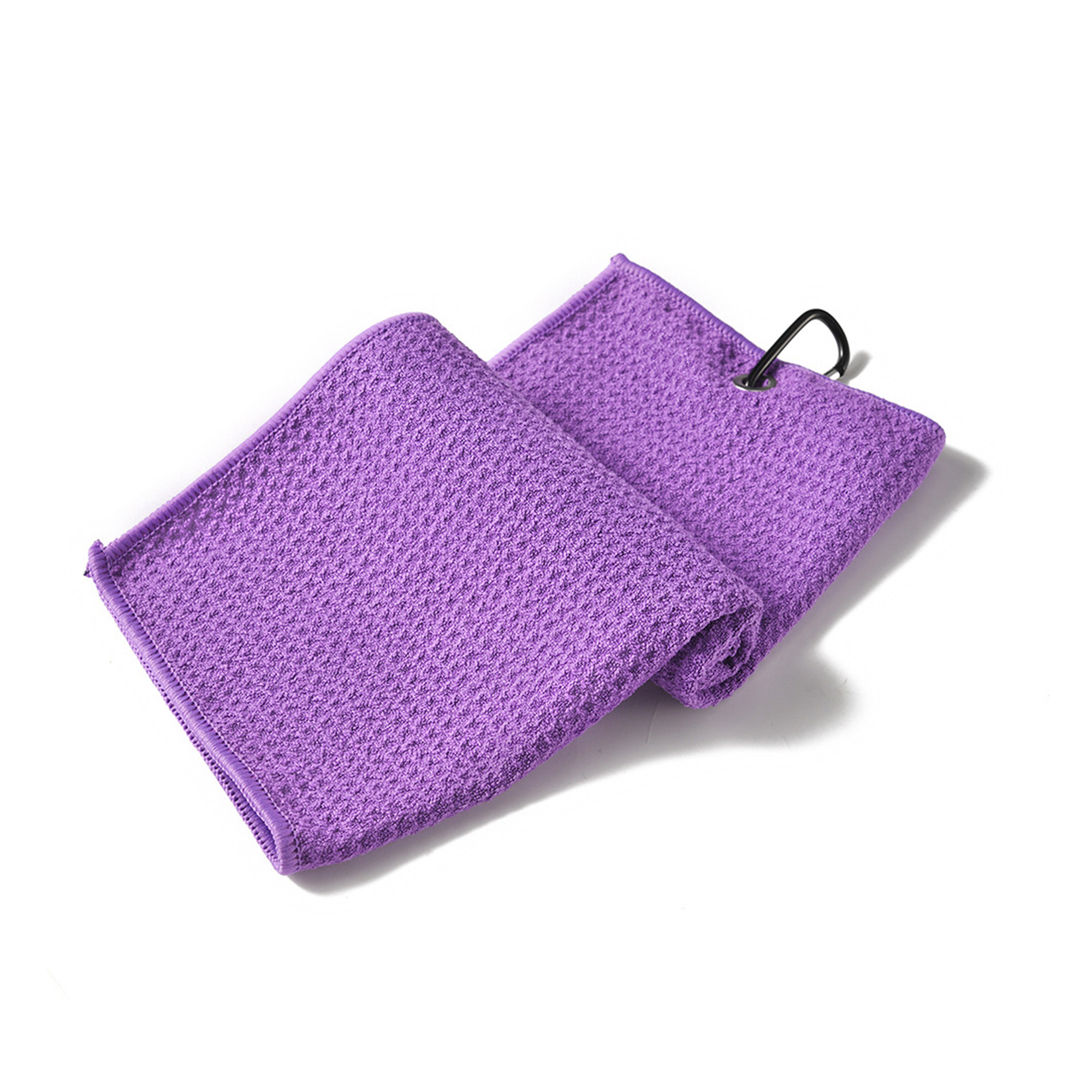 Premium Microfiber Sports Towel With Carabiner Clip Attachment 3