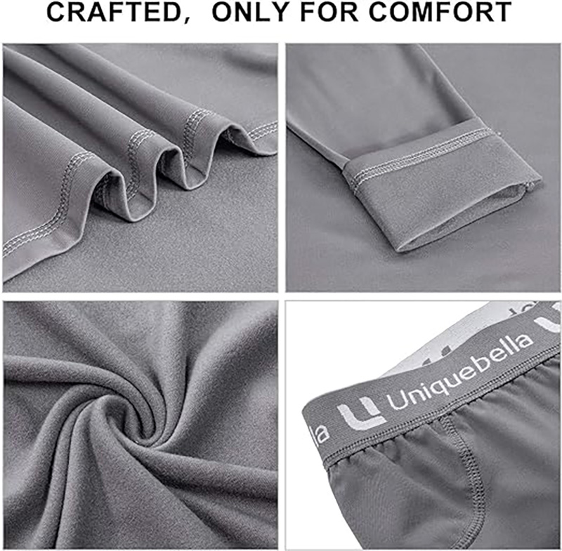 Men's Top & Long Johns Fleece Thermal Underwear Set 3