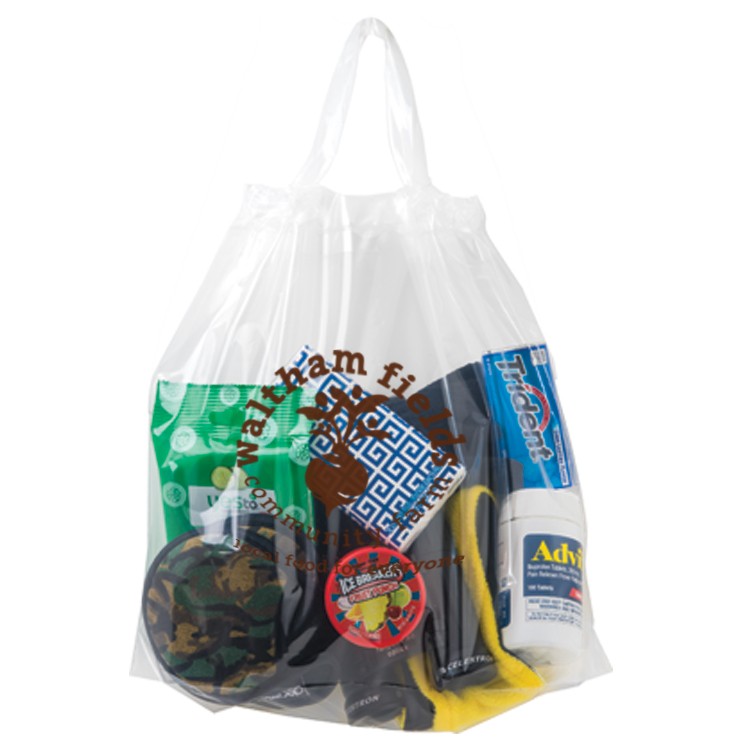 Crystal Clear Poly Draw Tape Stadium Compliant Bag 2