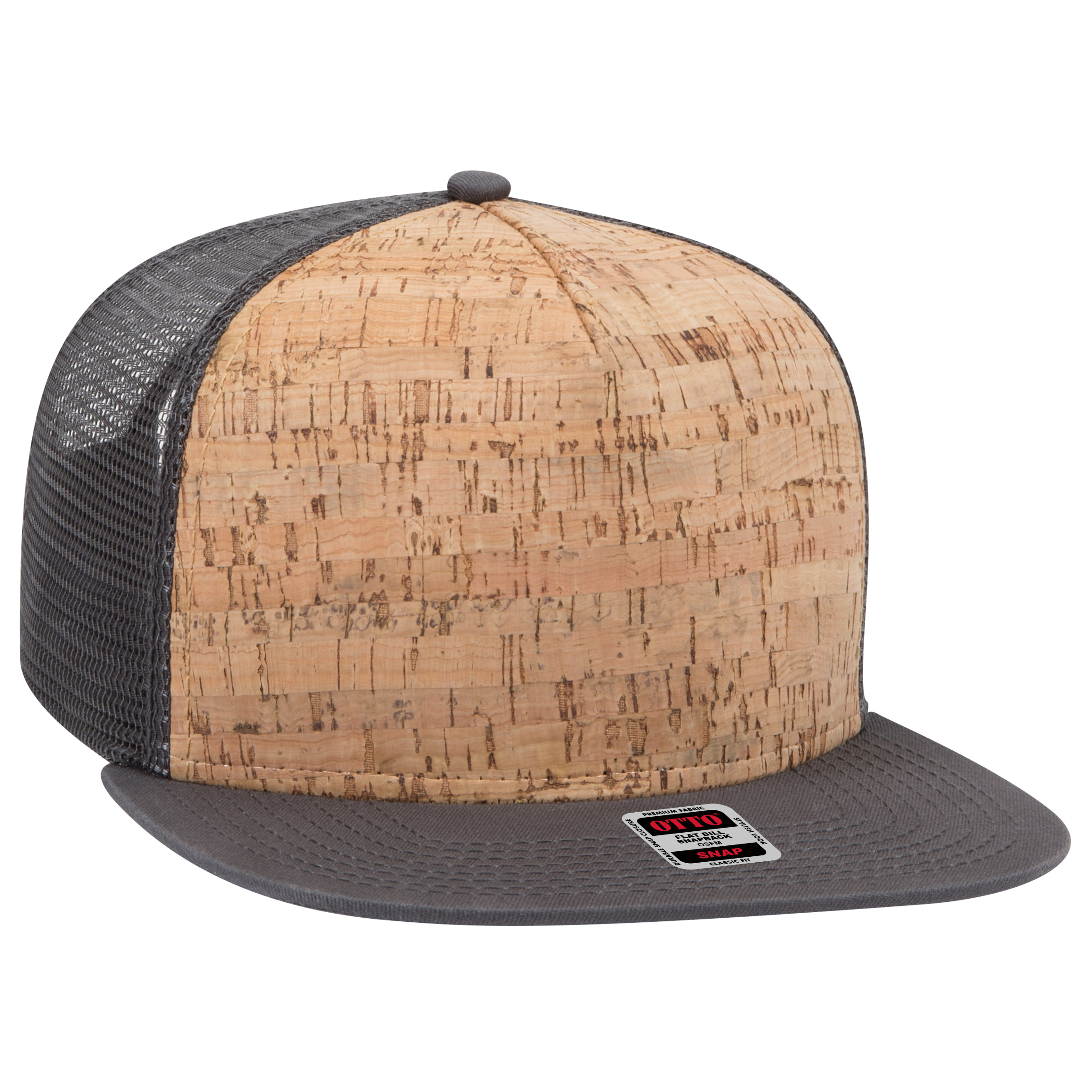OTTO CAP® OTTO SNAP 5 Panel Pro Style Mesh Back Trucker Snapback Hat 31