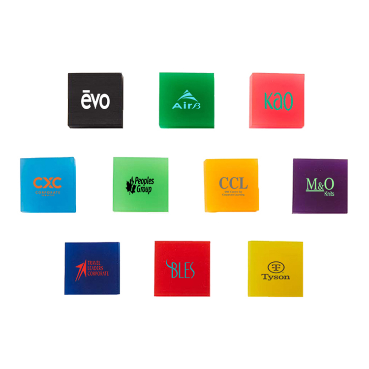 Square Transparent Erasers