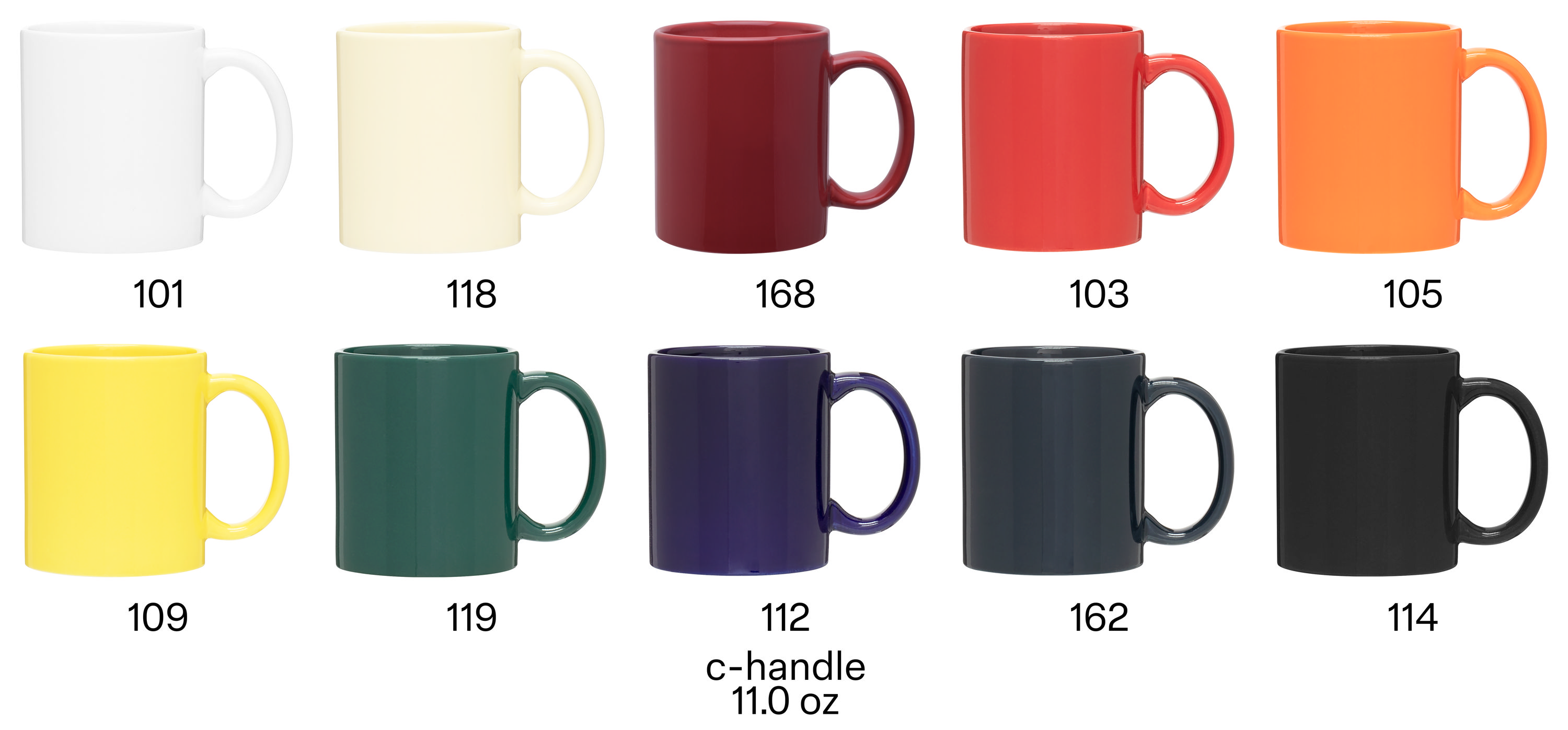 11 oz c-handle mug