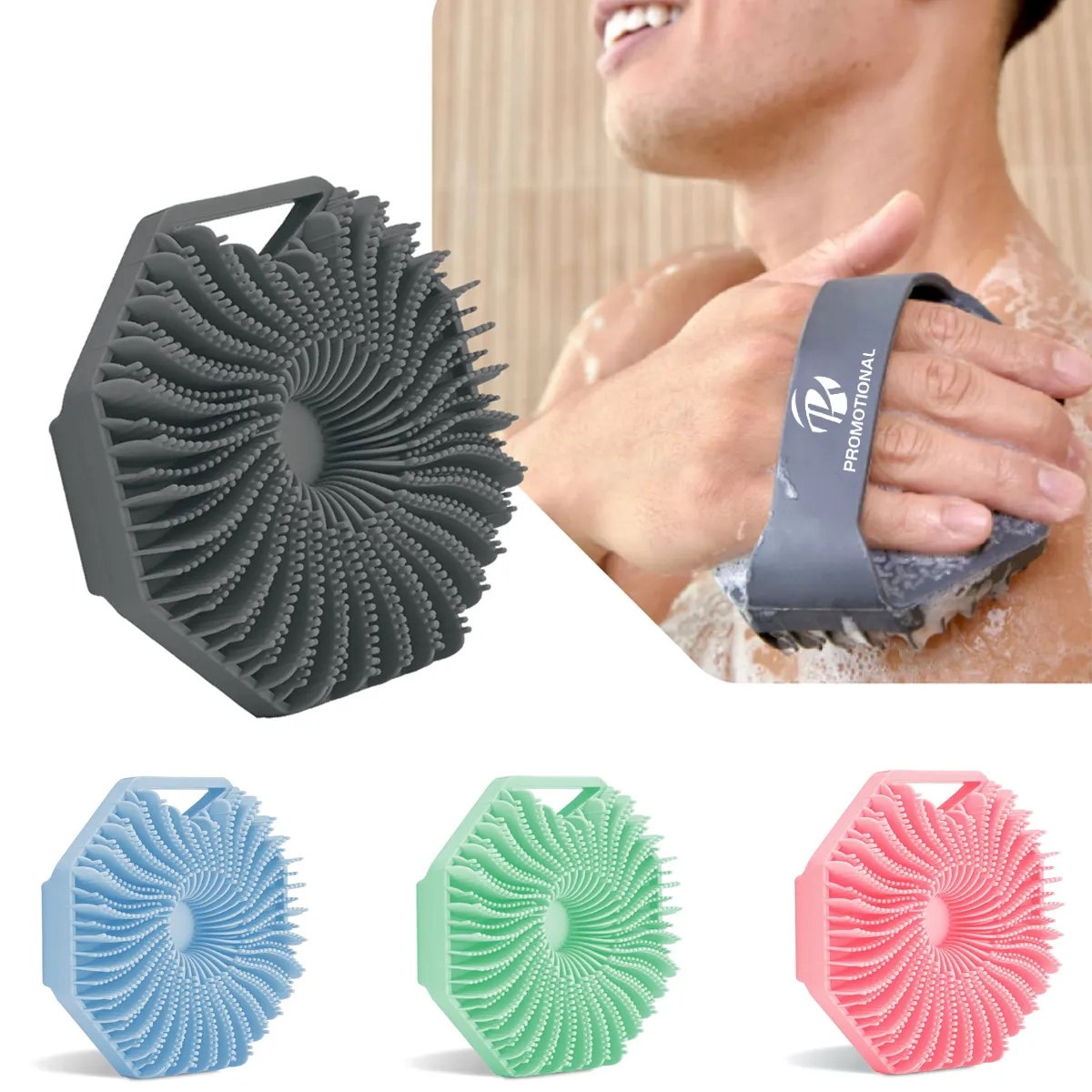 Silicone Body Shower Cleaning Brush 5