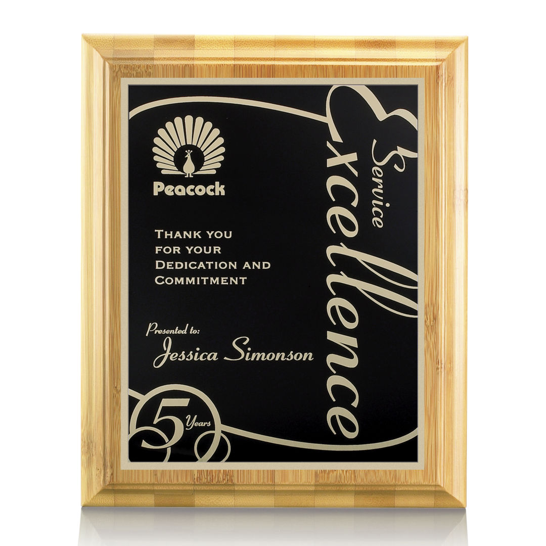Bamboo/Marietta Plaque - Black 4