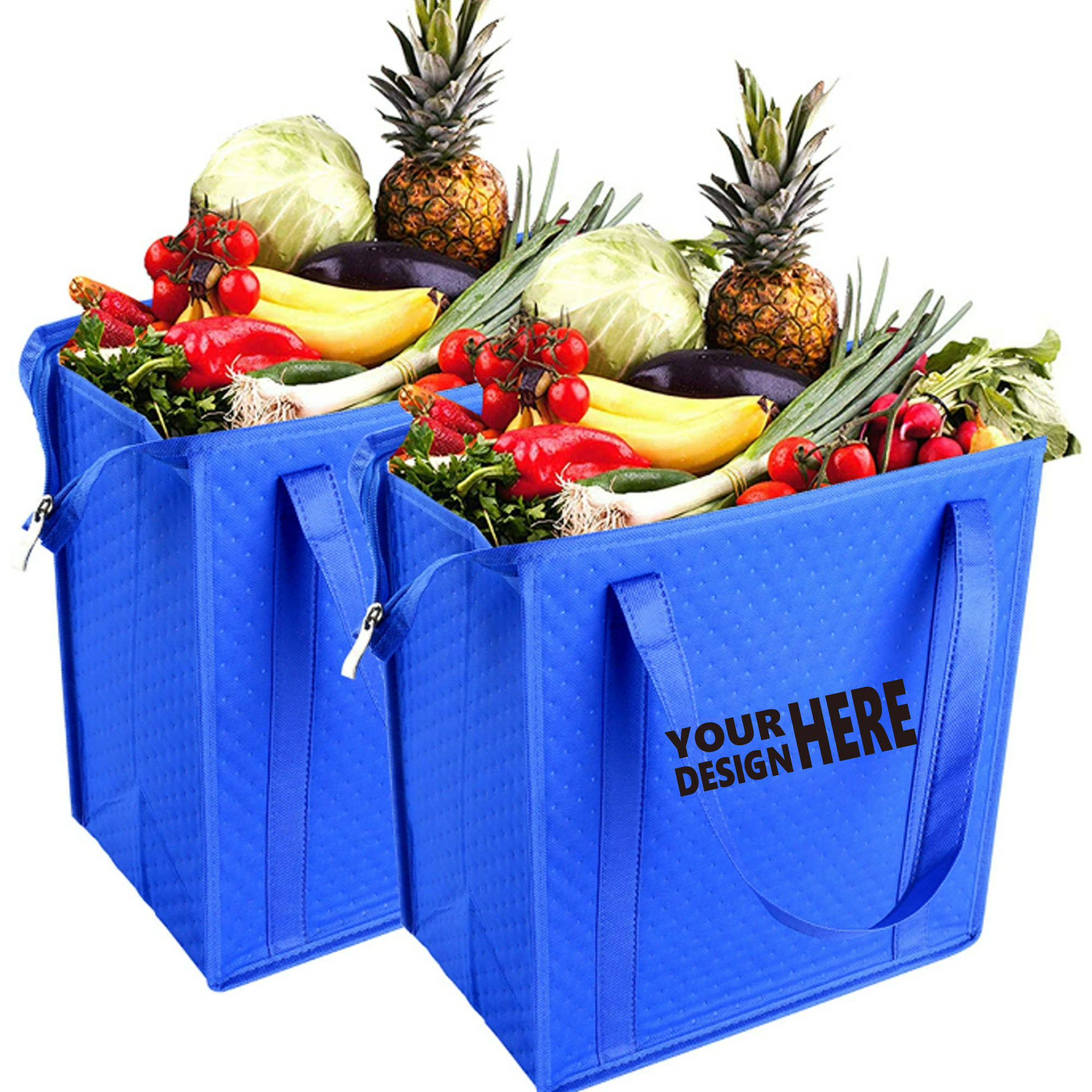Insulated Reusable Grocery Bag Made of Non-Woven Fabric 2