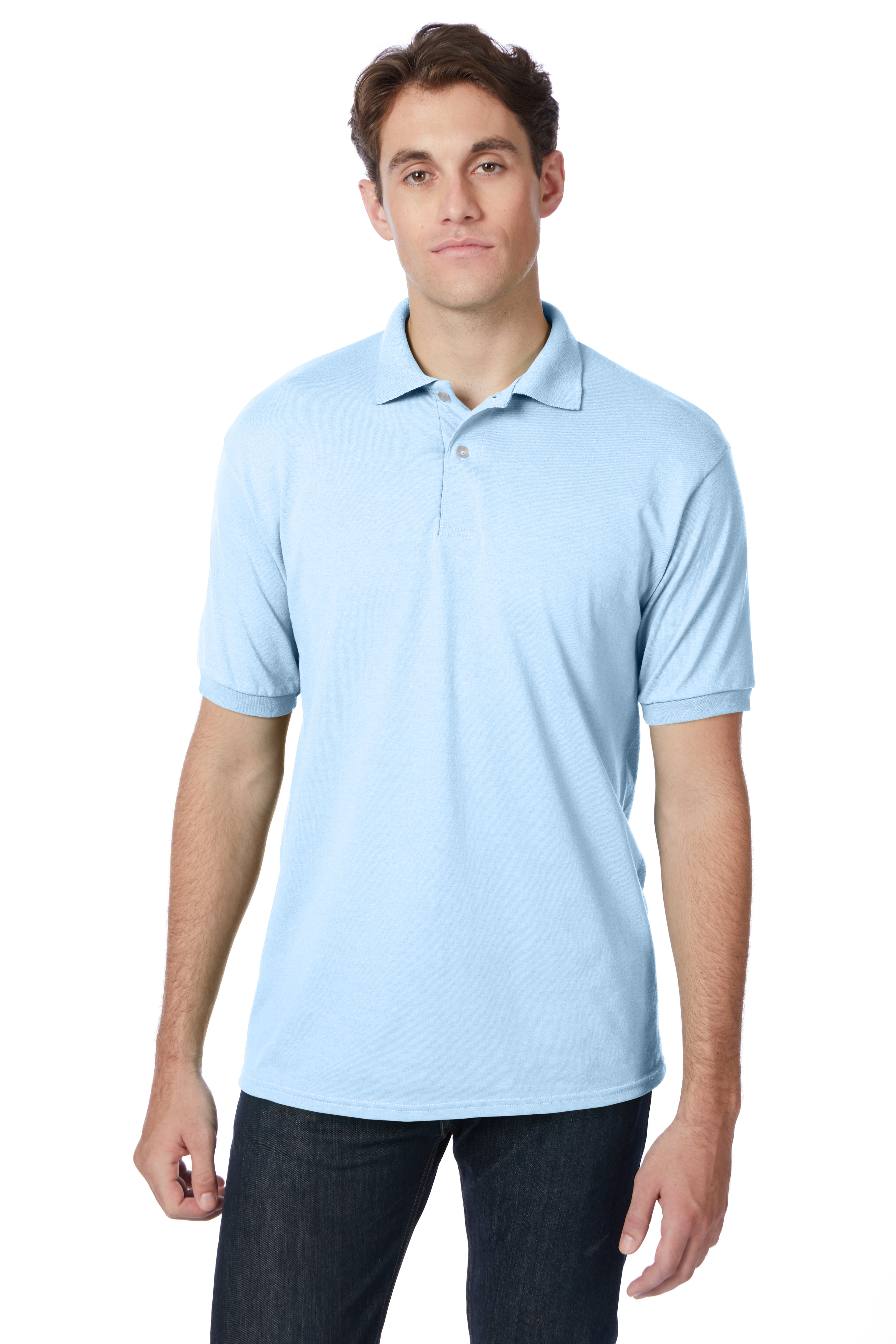 Hanes EcoSmart® Jersey Polo Shirt 15