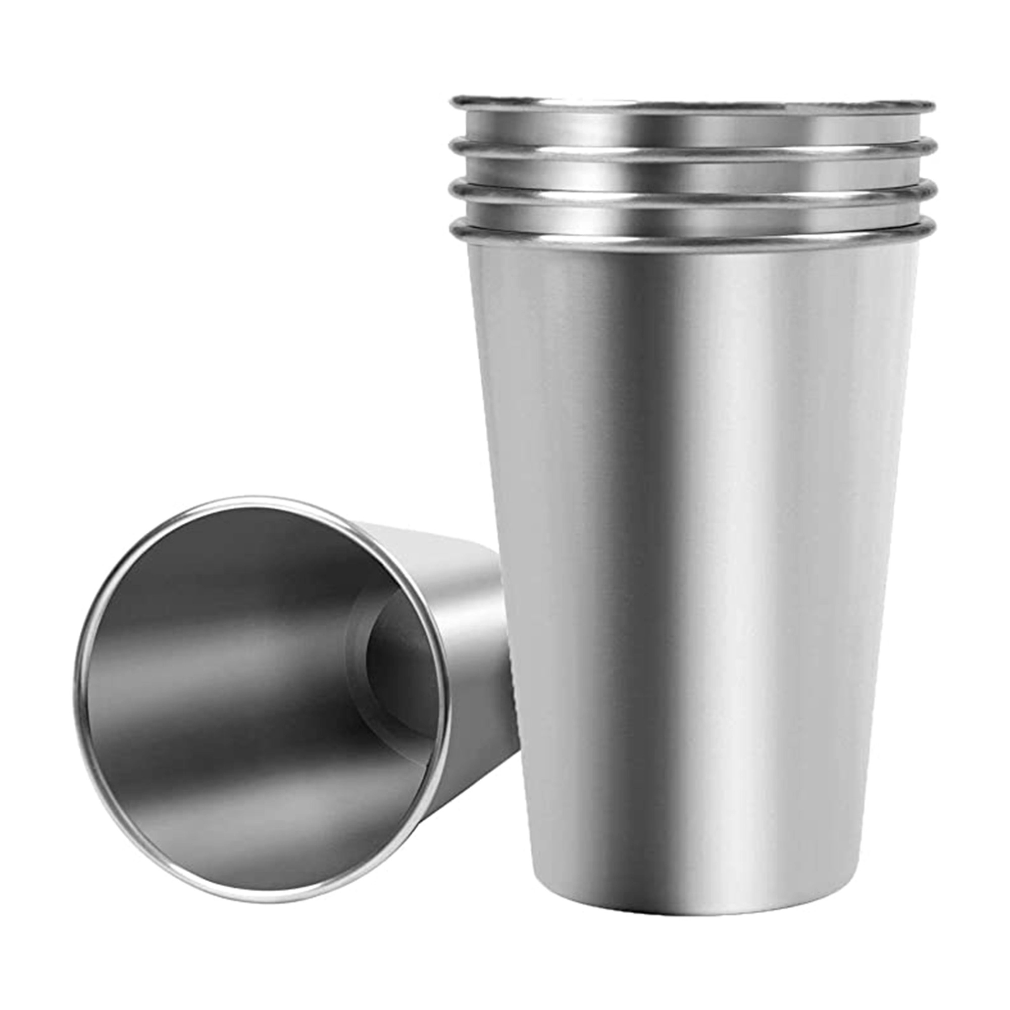 16 oz. Stainless Steel Pint Cups MOQ 50PCS 1