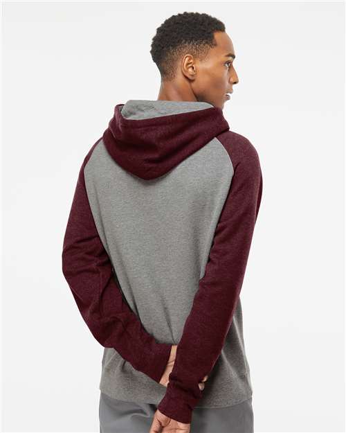 Unisex Raglan Hooded Sweatshirt - IND40RP 32