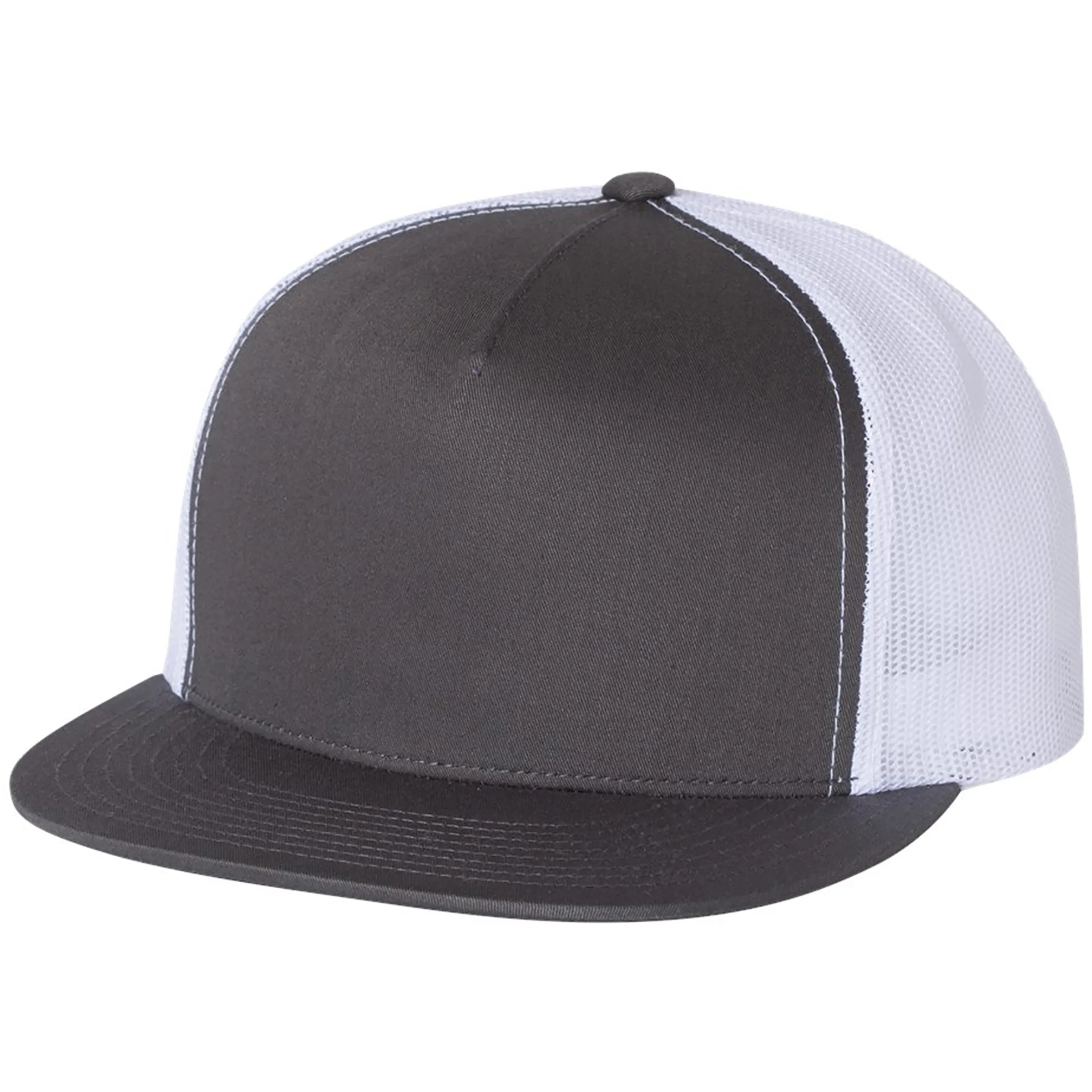 YUPOONG-CLASSIC FLAT BILL TRUCKER CAP 52