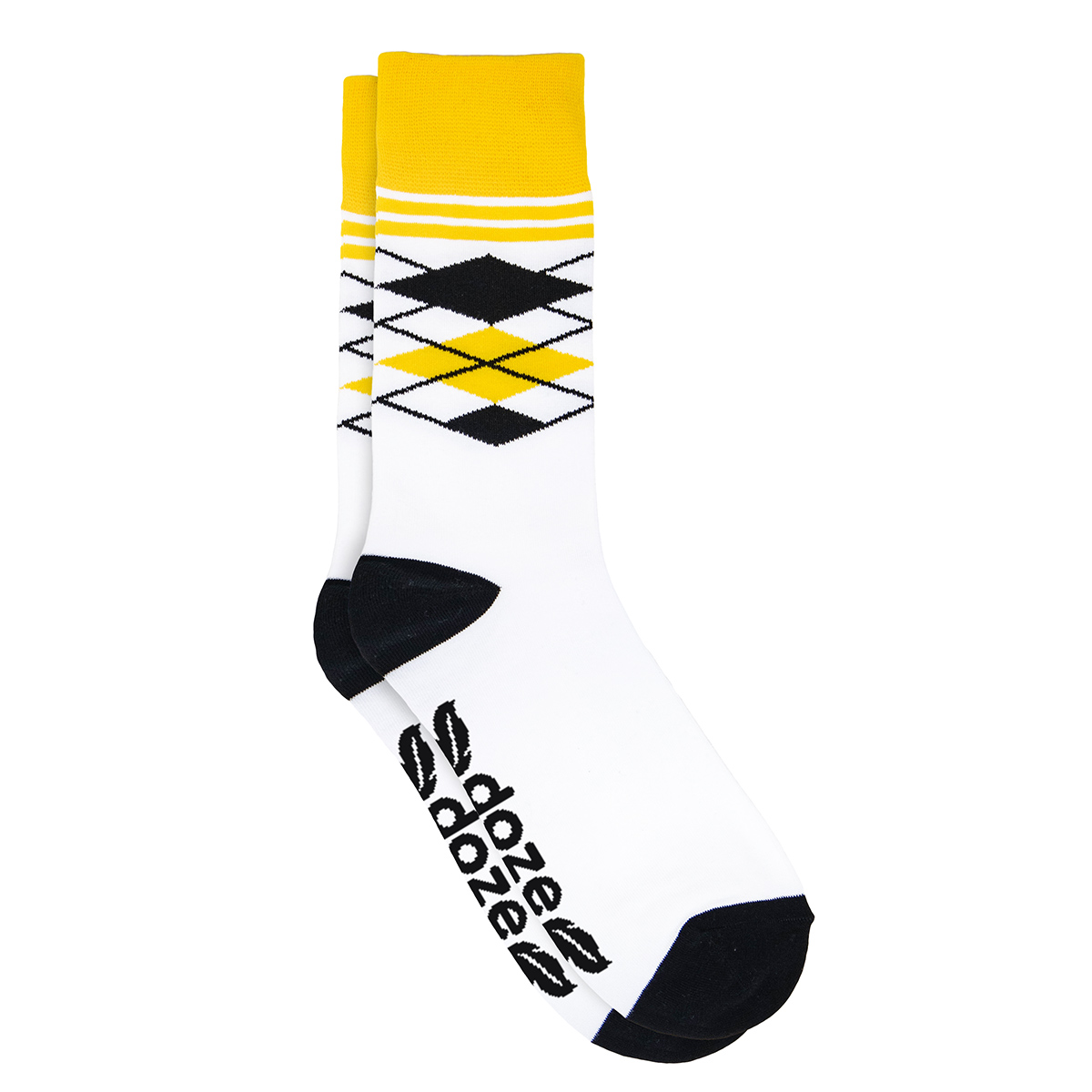 Half Argyle Simpler Socks