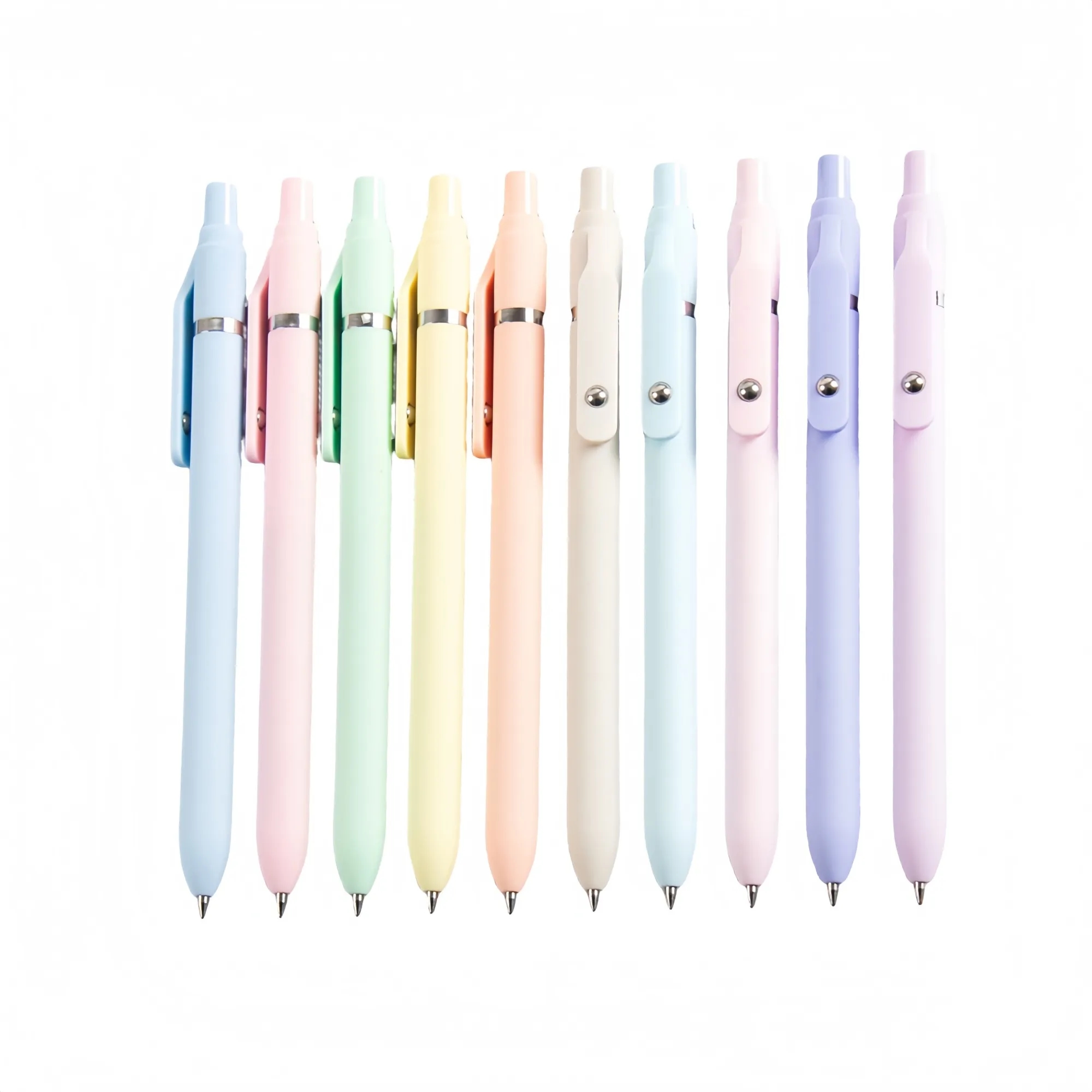 Macaron Colored Click & Roll Gel Pens 4