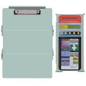 3 Layers Aluminum Foldable Nurse Clip Boards Notepad 1