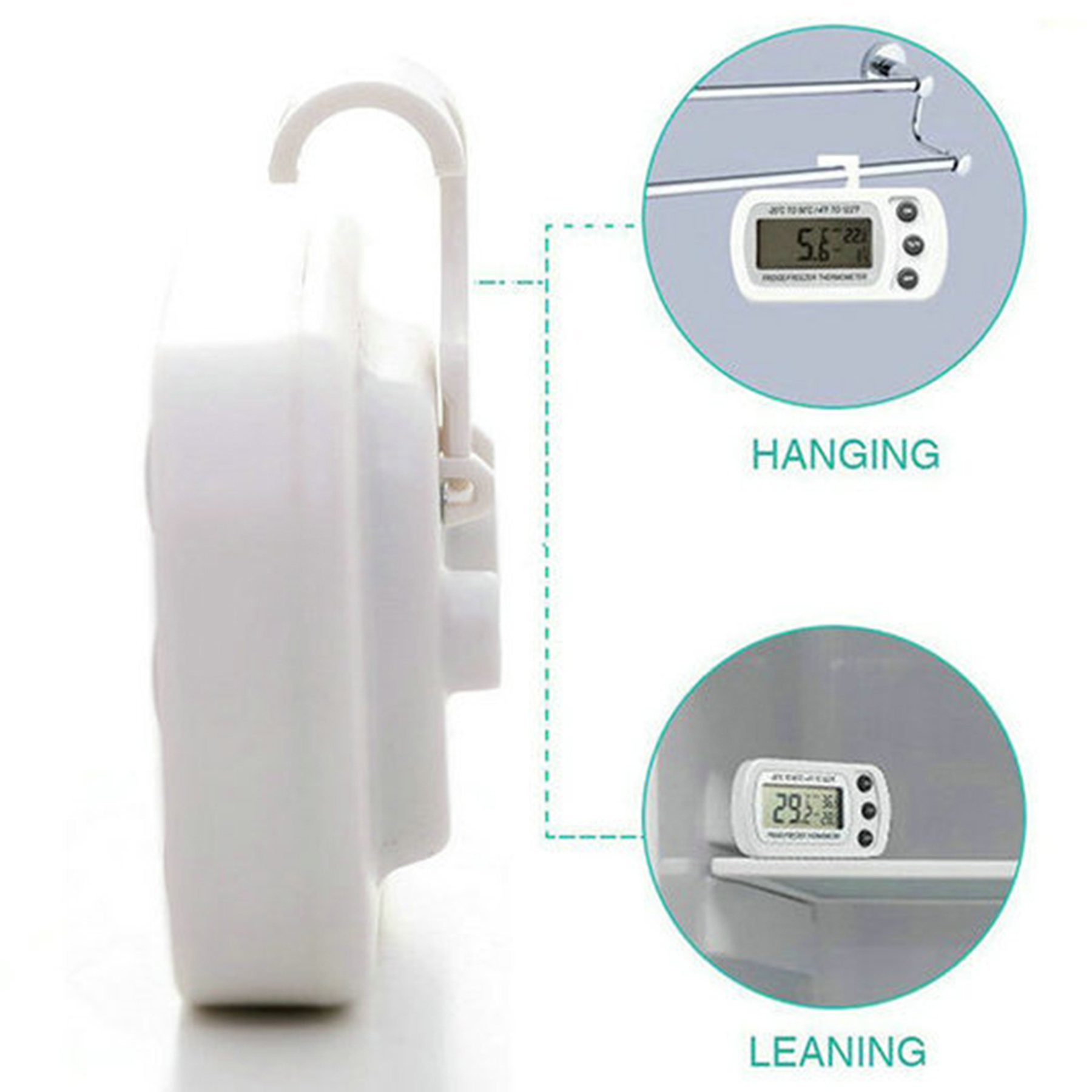 Digital Refrigerator Freezer Thermometer 3