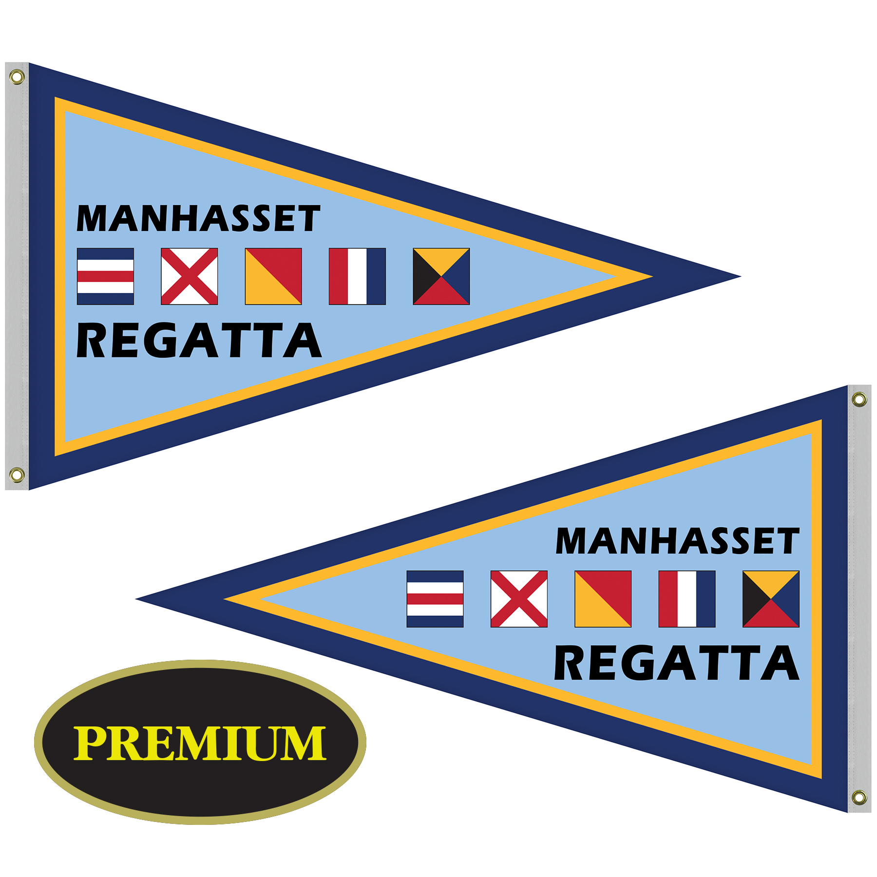Double Sided Knitted Polyester Pennant Boat Flag (36"x60") 8