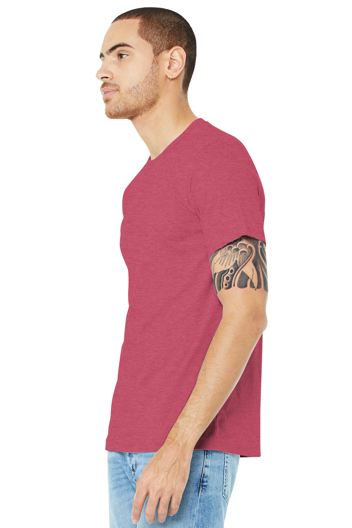 BELLA+CANVAS® Unisex Heather CVC Short Sleeve Tee 141