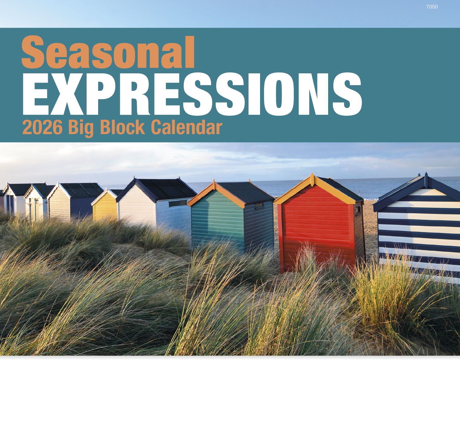 Good Value™ Seasonal Expressions Big Block - Stapled Calendar 33