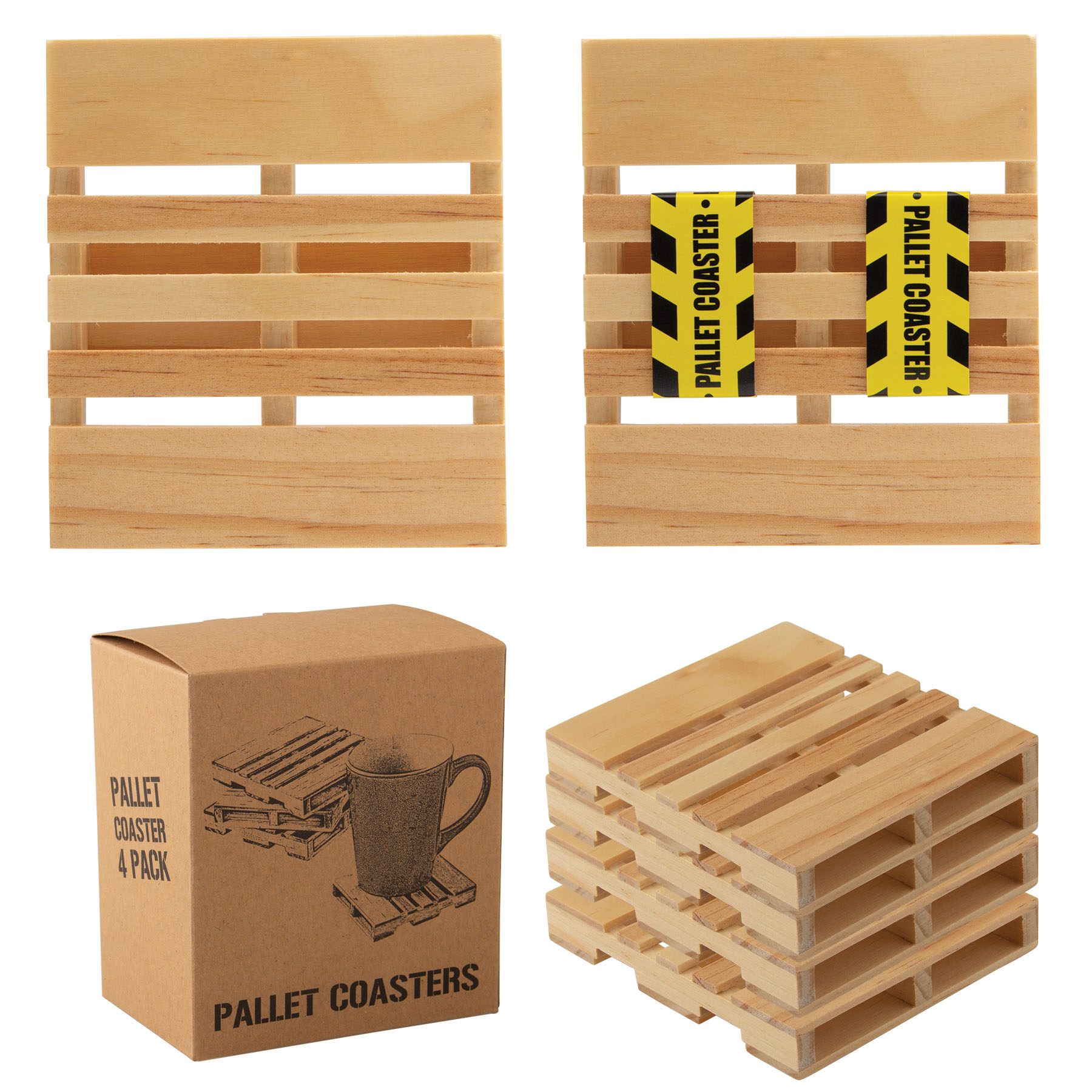 Pallet Coaster 4 Pack 3