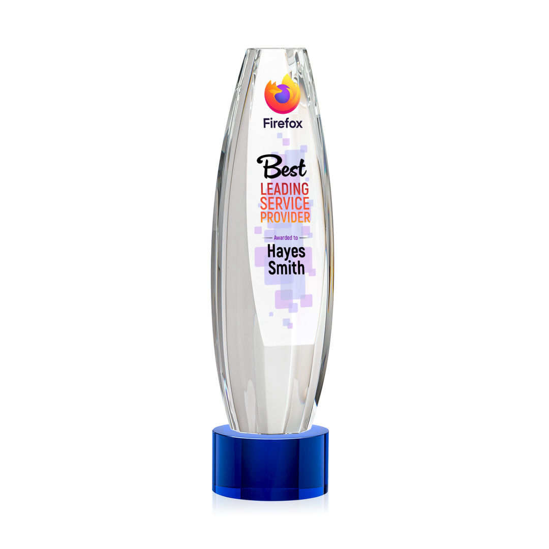 Hoover VividPrint™ Award on Marvel Base - Blue 2