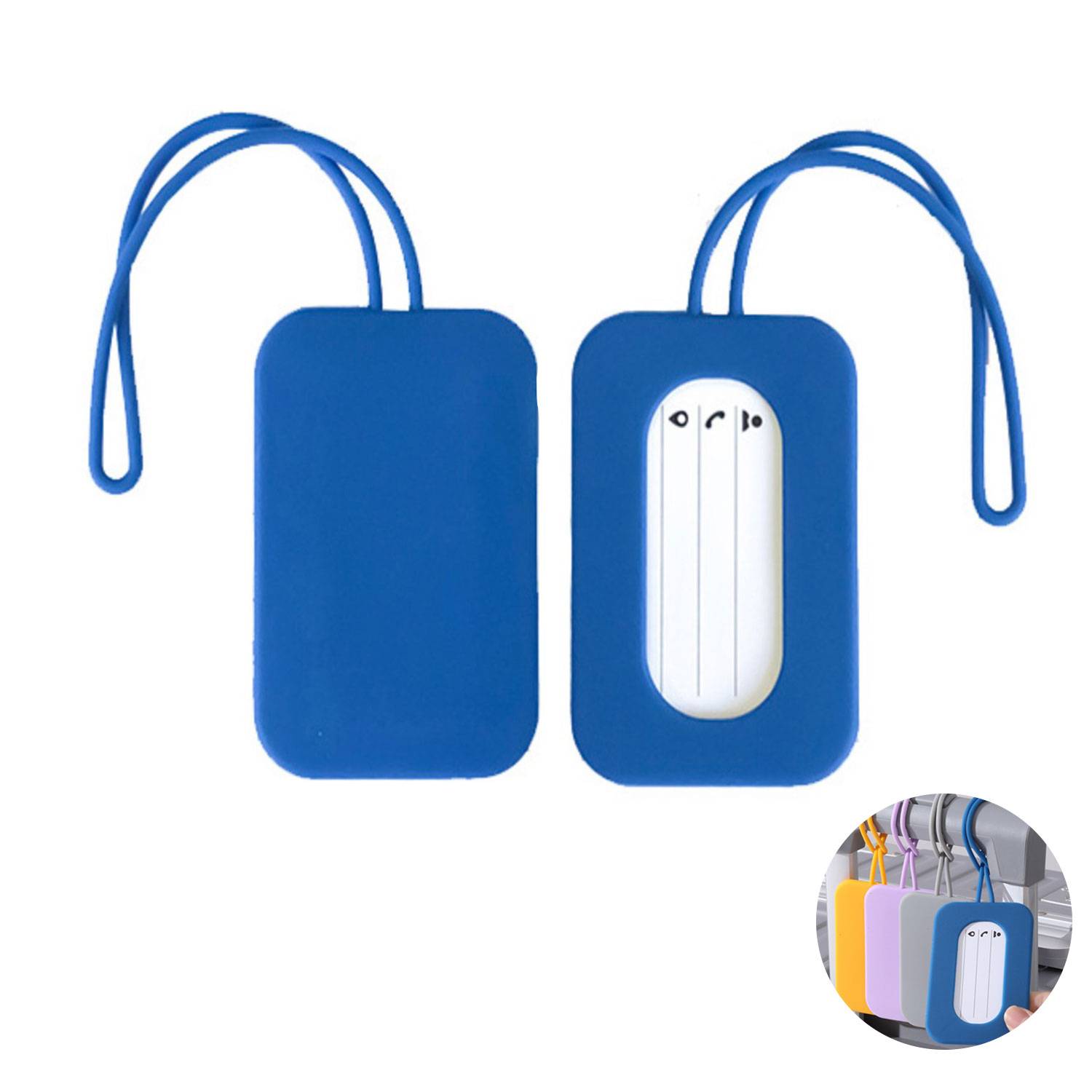 Custom Silicone Luggage Tag 1