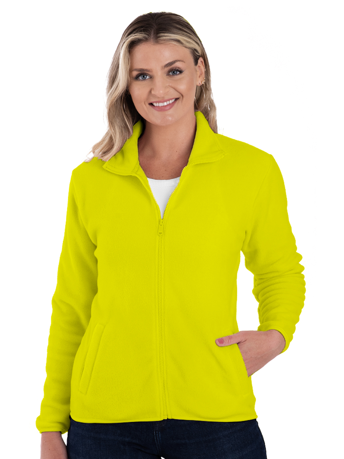 Blue Generation - Women's 2-Pocket Micro Fleece Full Zip Jacket 9