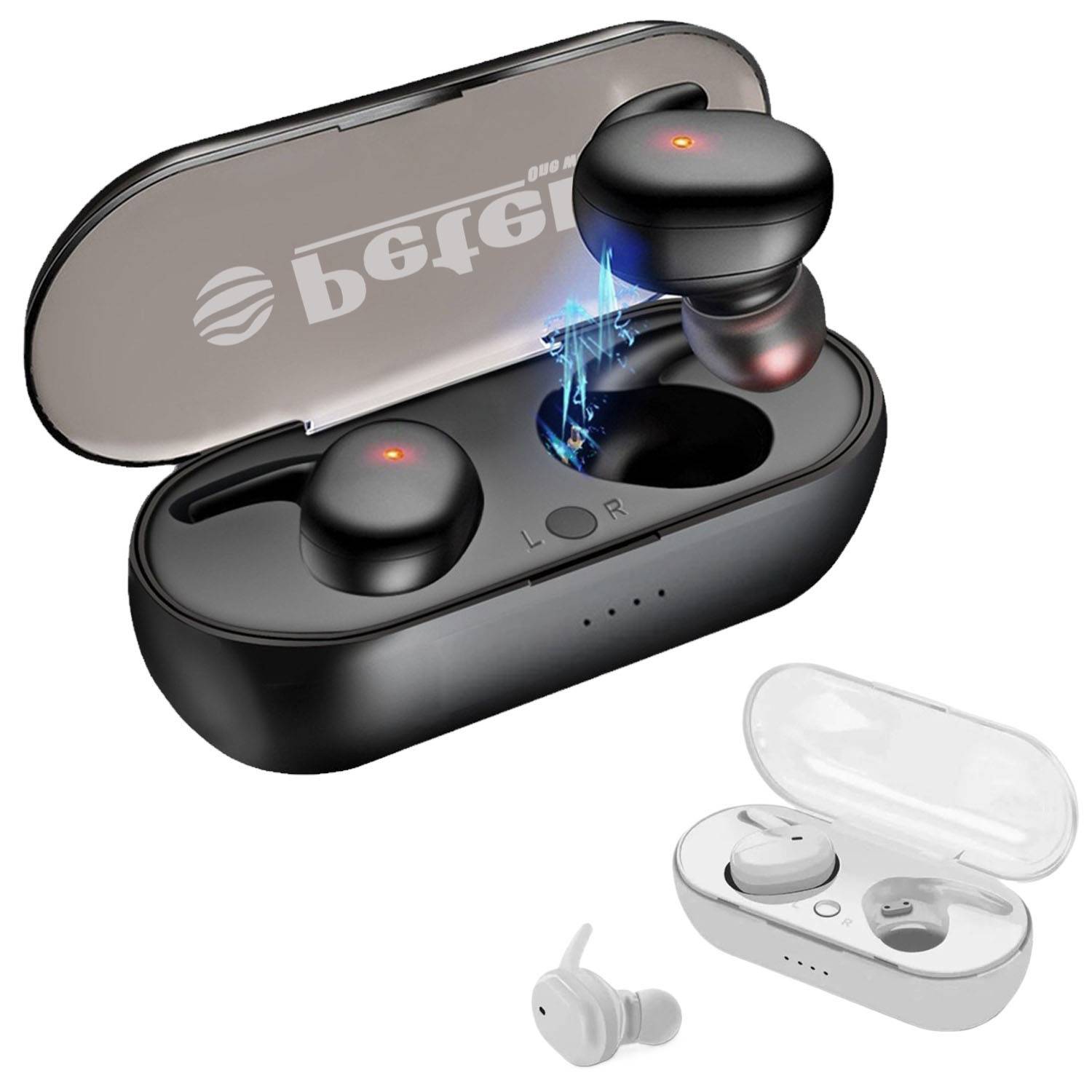 Noise Cancelling Wireless Bluetooth Earbuds w/Charging Case 12