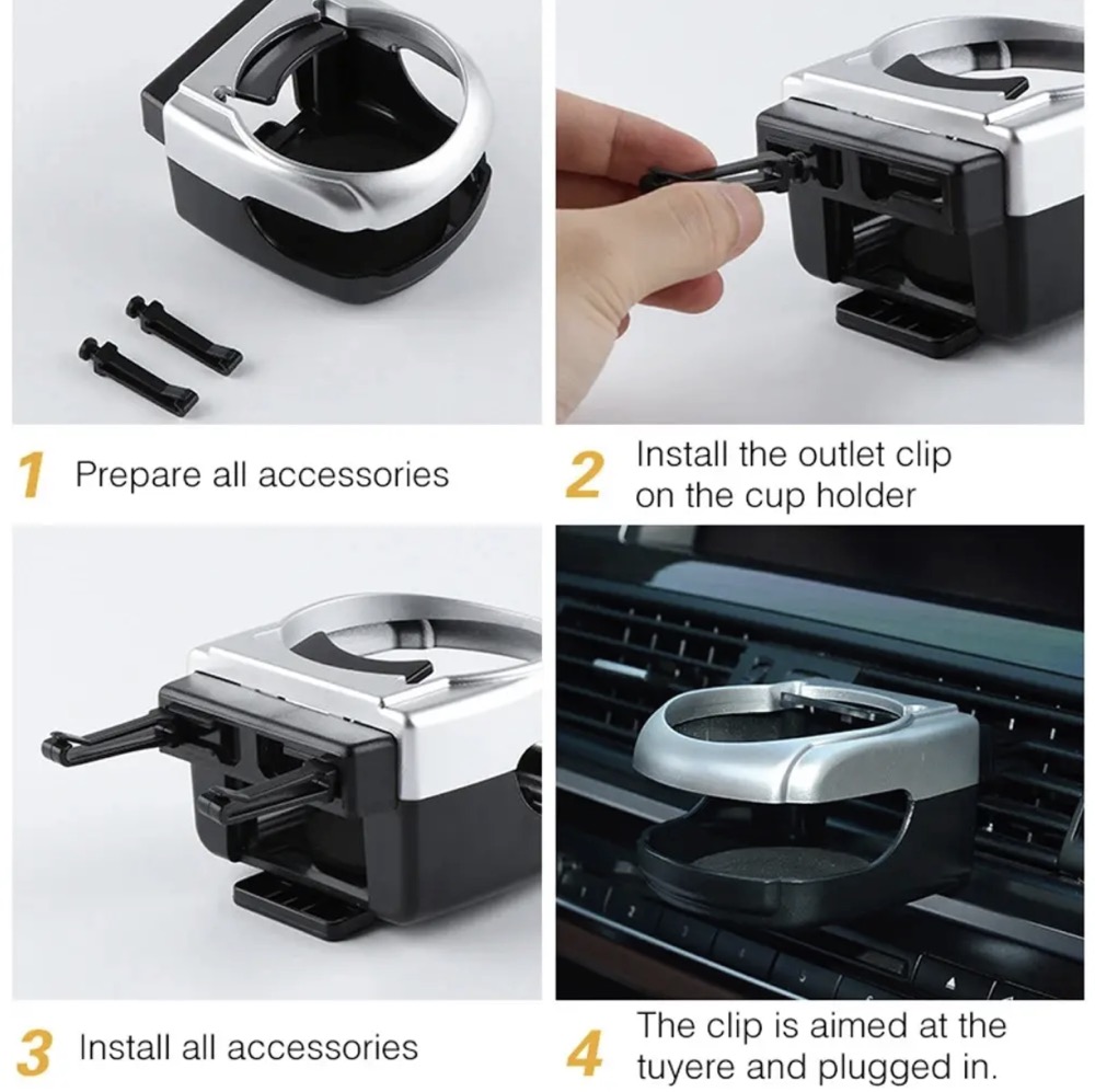 Air Vent Car Cup Holder 1