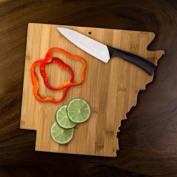 U.S. State Shaped Bamboo Cutting and Serving Boards 54