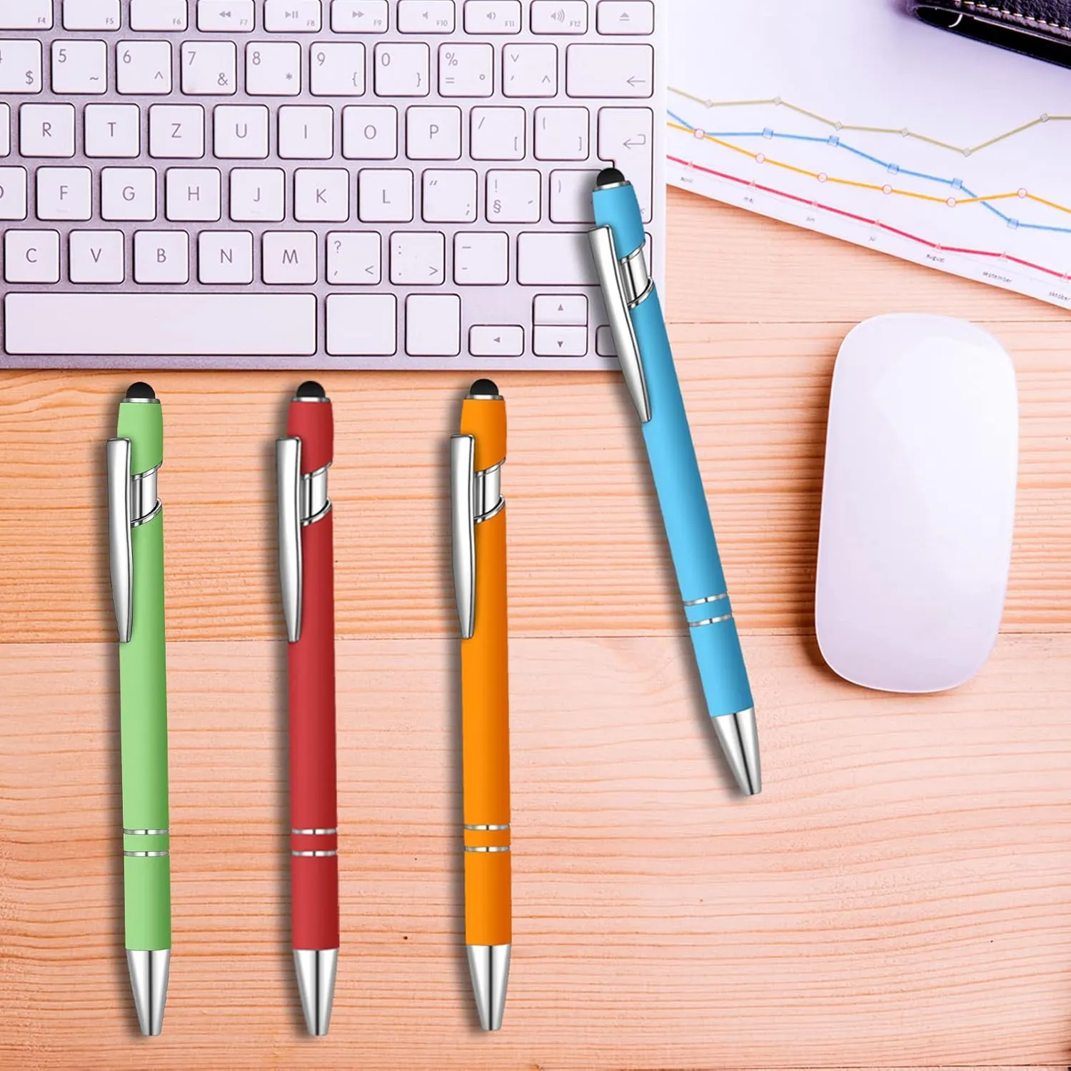 Pen With Soft Rubberized Grip 5