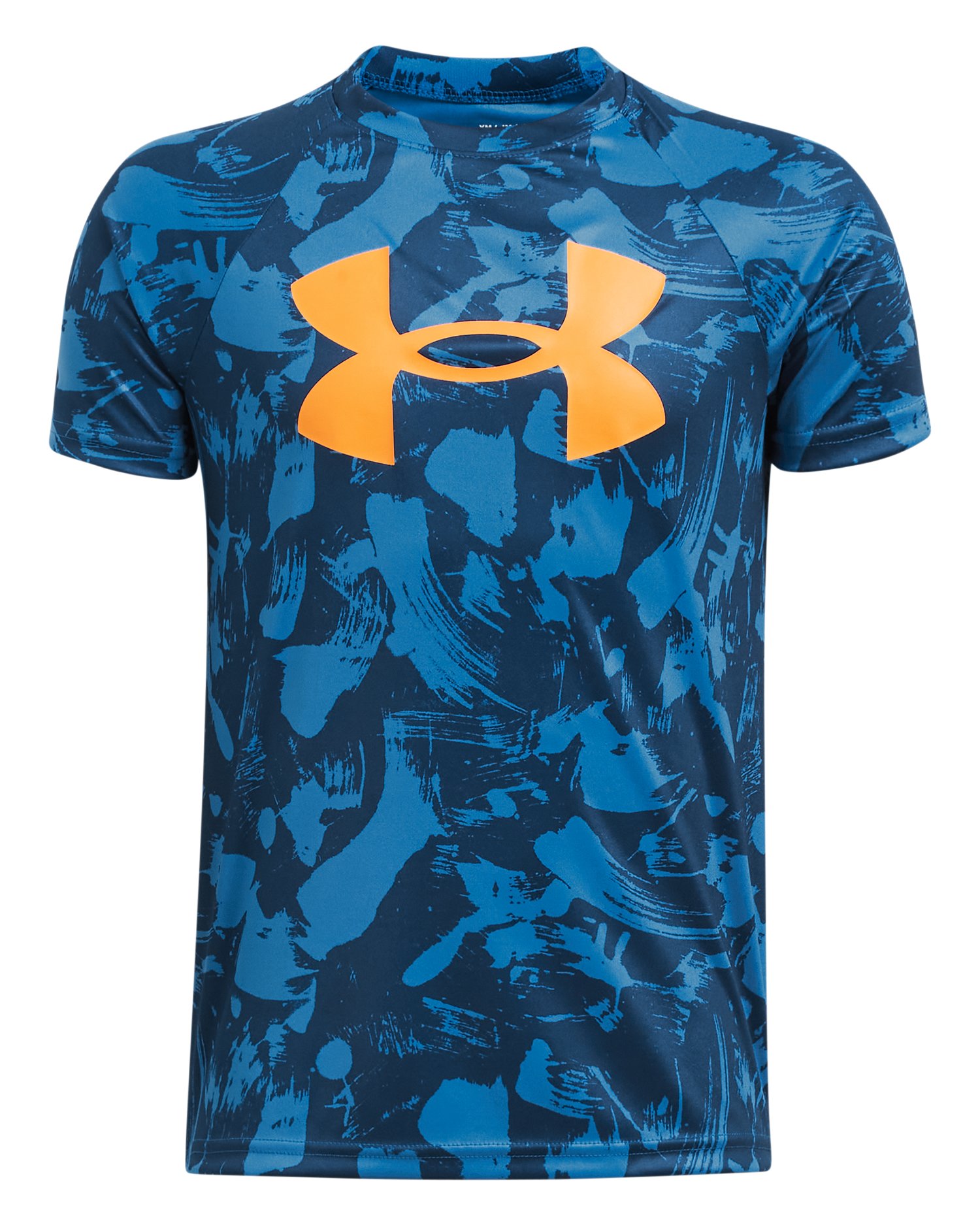 UA Tech Big Logo Printed Boys' Short Sleeve 31