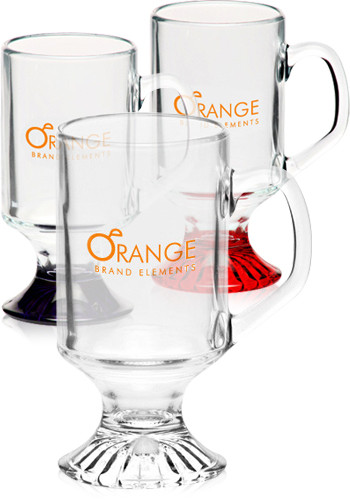 10 oz. ARC Footed Sports Glass Mugs